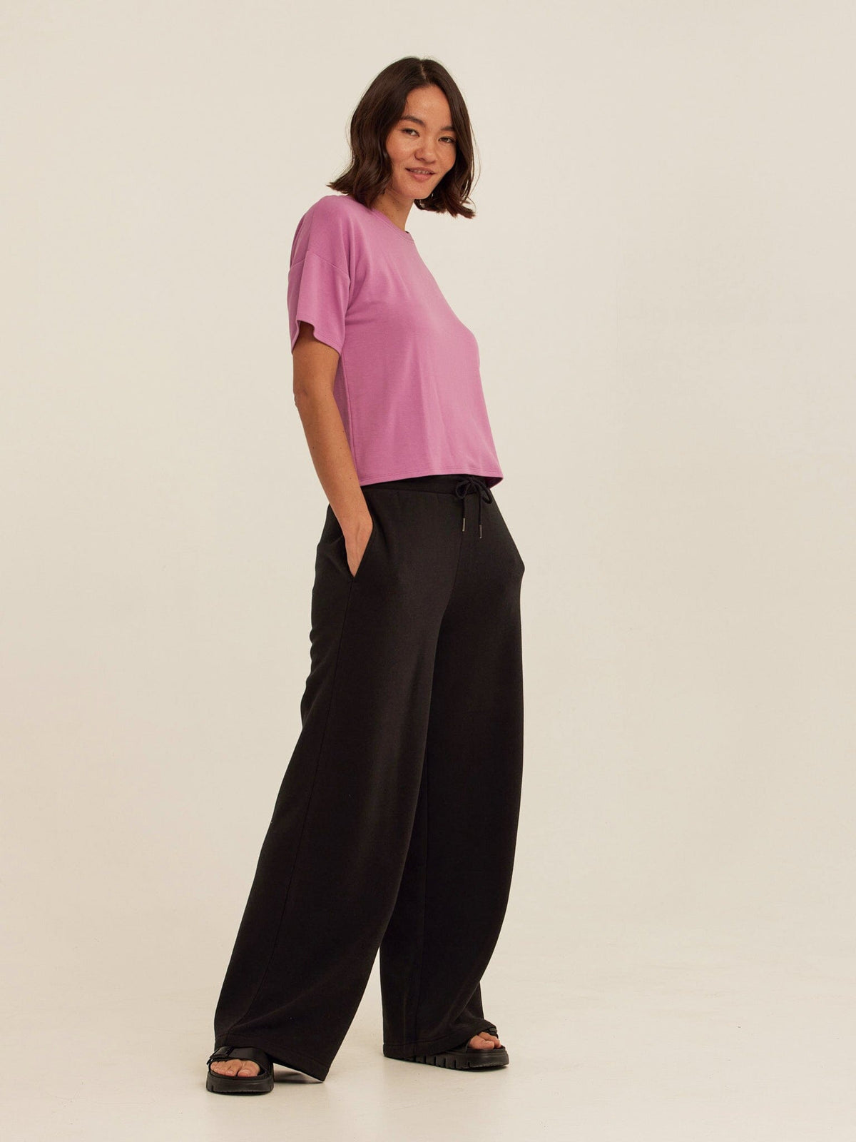 Core Modal Terry Crew Neck Tee