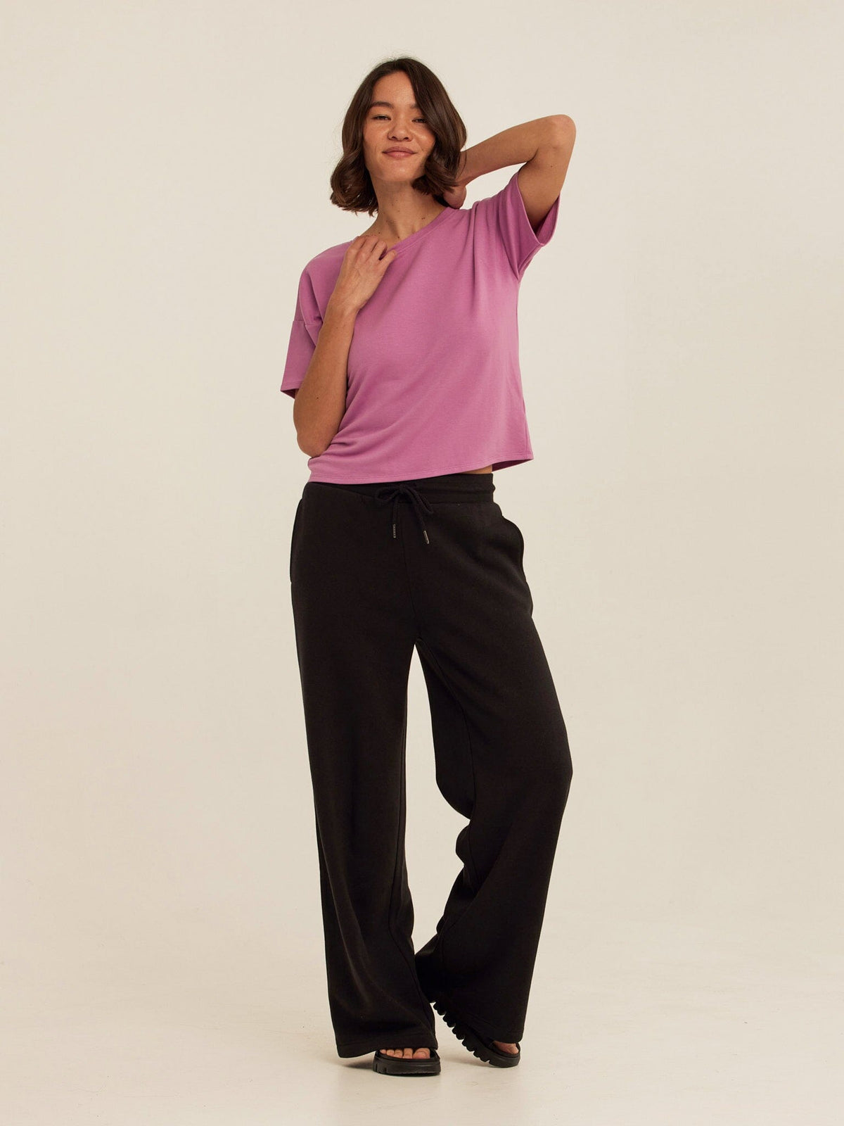 Core Modal Terry Crew Neck Tee