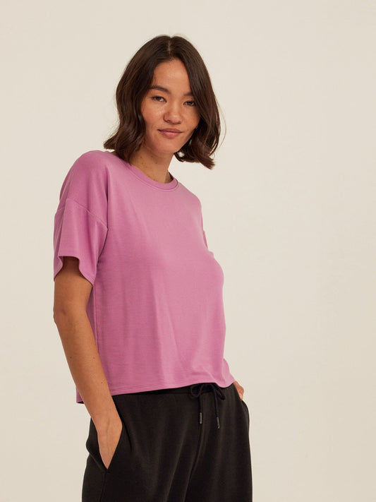 Core Modal Terry Crew Neck Tee