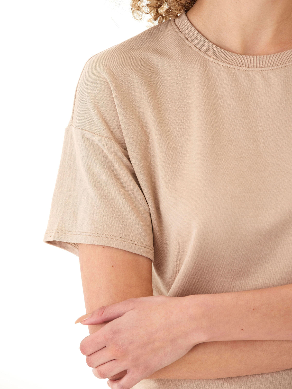Core Modal Terry Crew Neck Tee