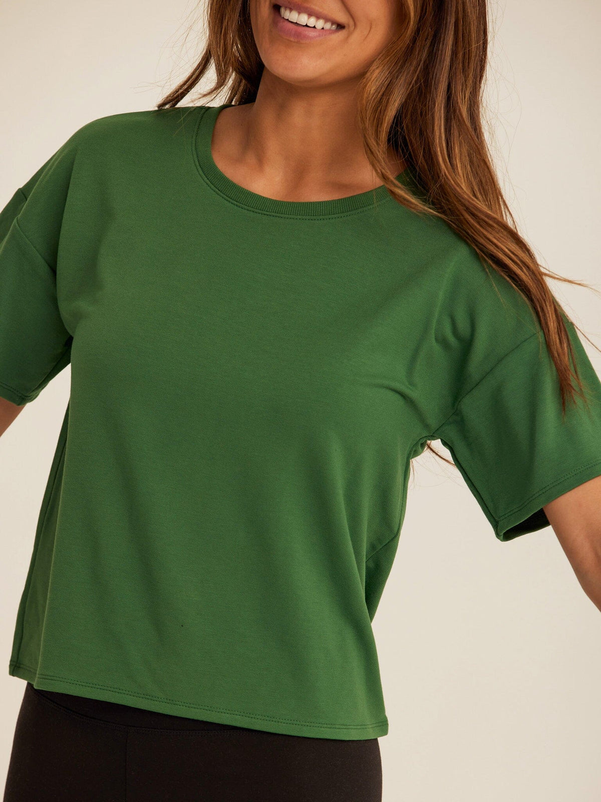 Core Modal Terry Crew Neck Tee
