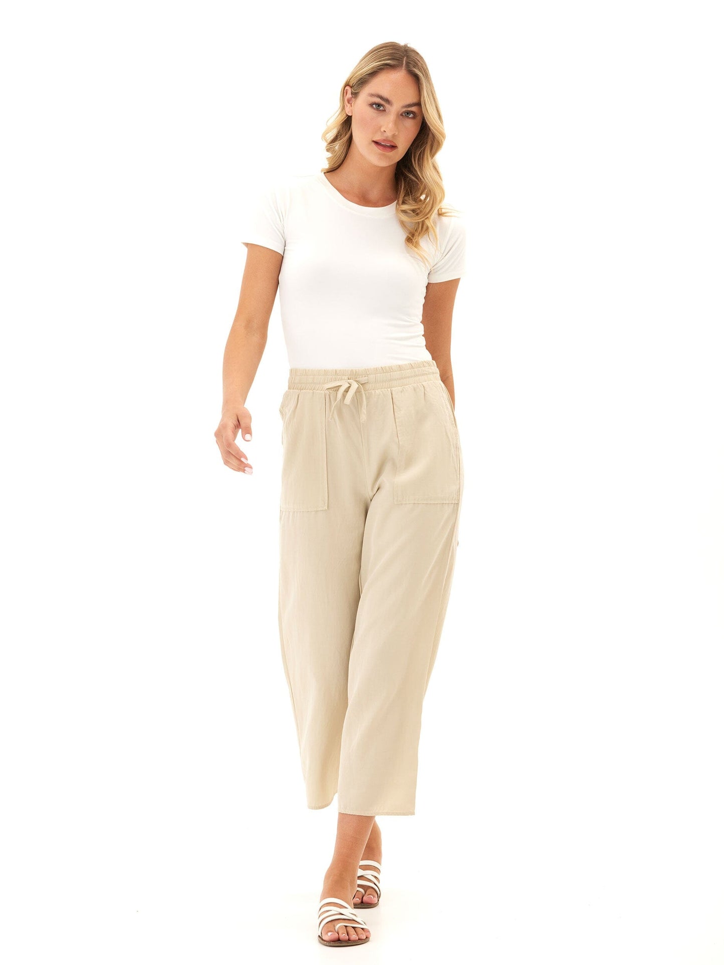 Hannah Breezy Linen Pant