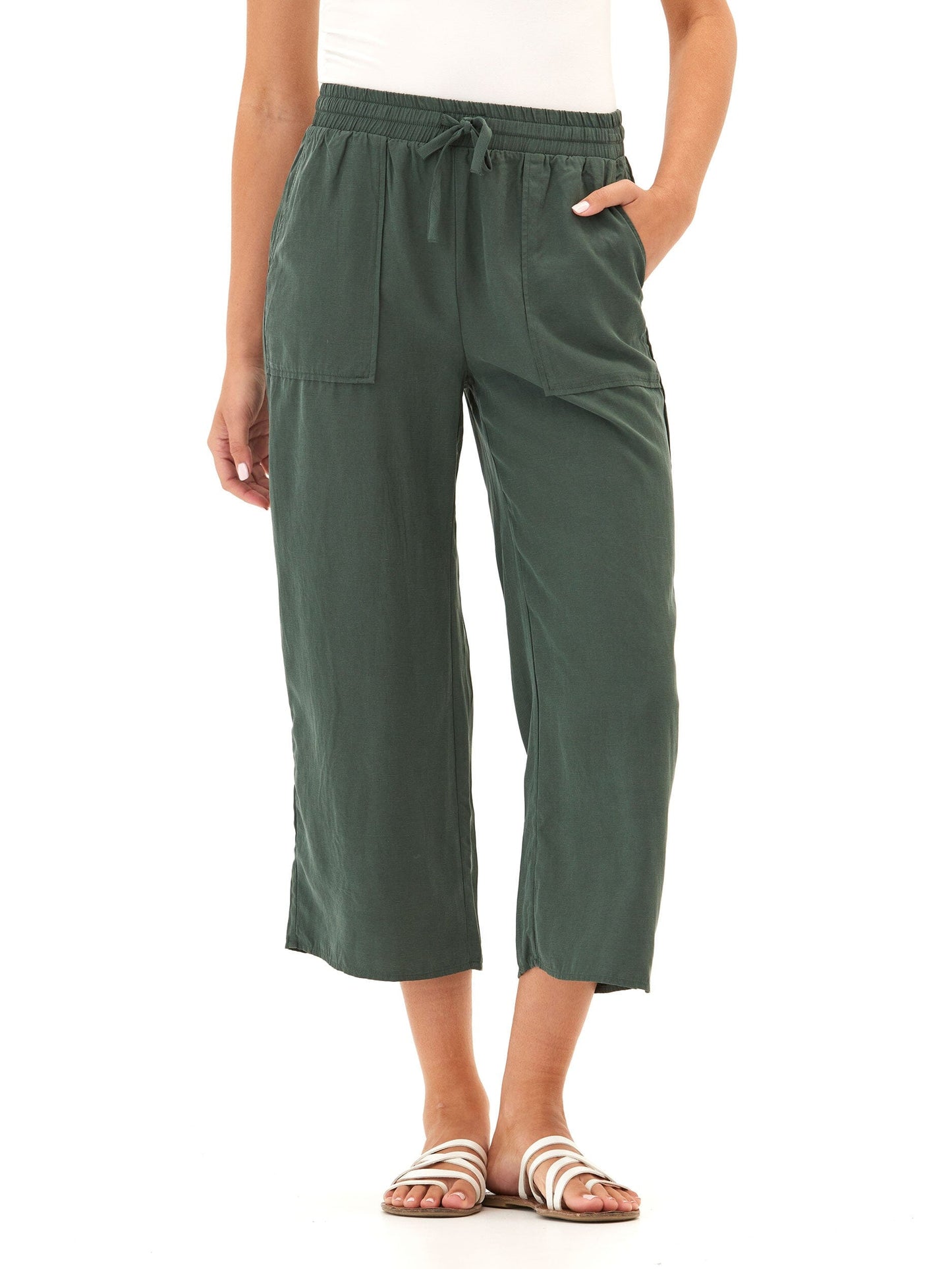 Hannah Breezy Linen Pant