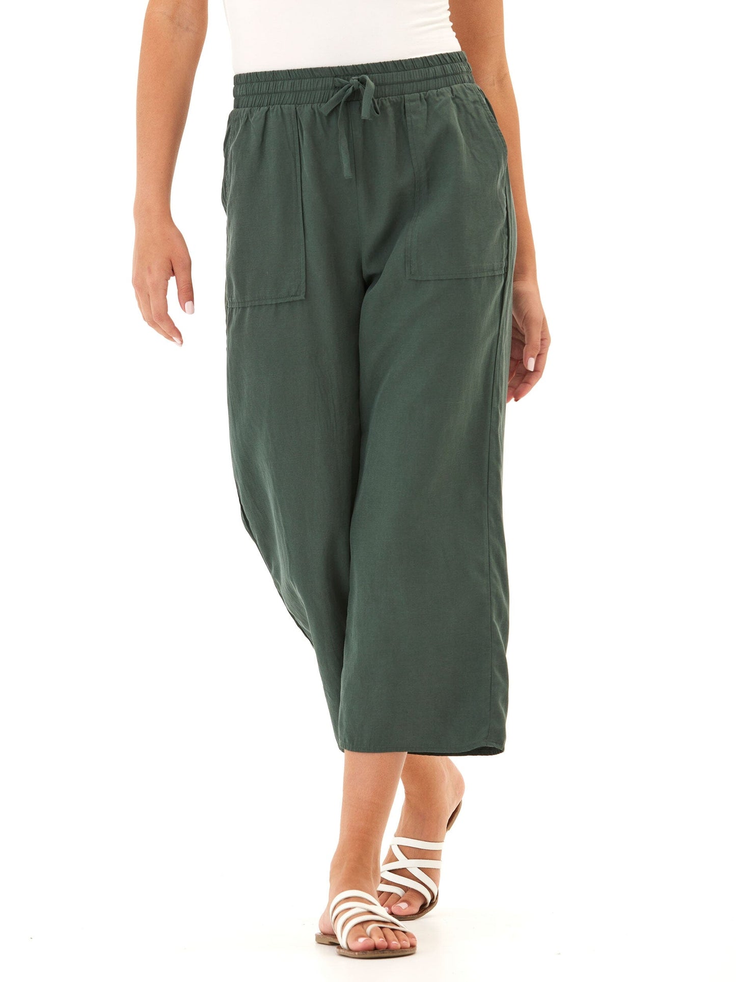 Hannah Breezy Linen Pant