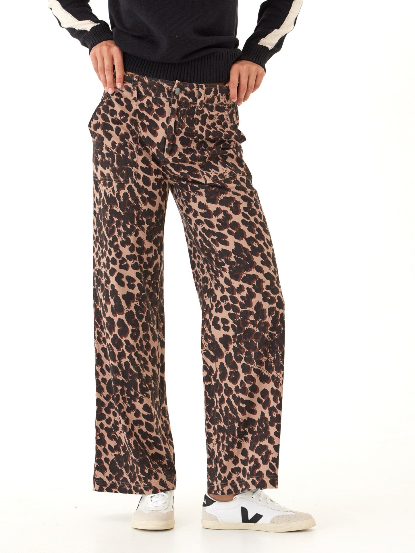 Pamela Stretch Twill Wide Leg Pant