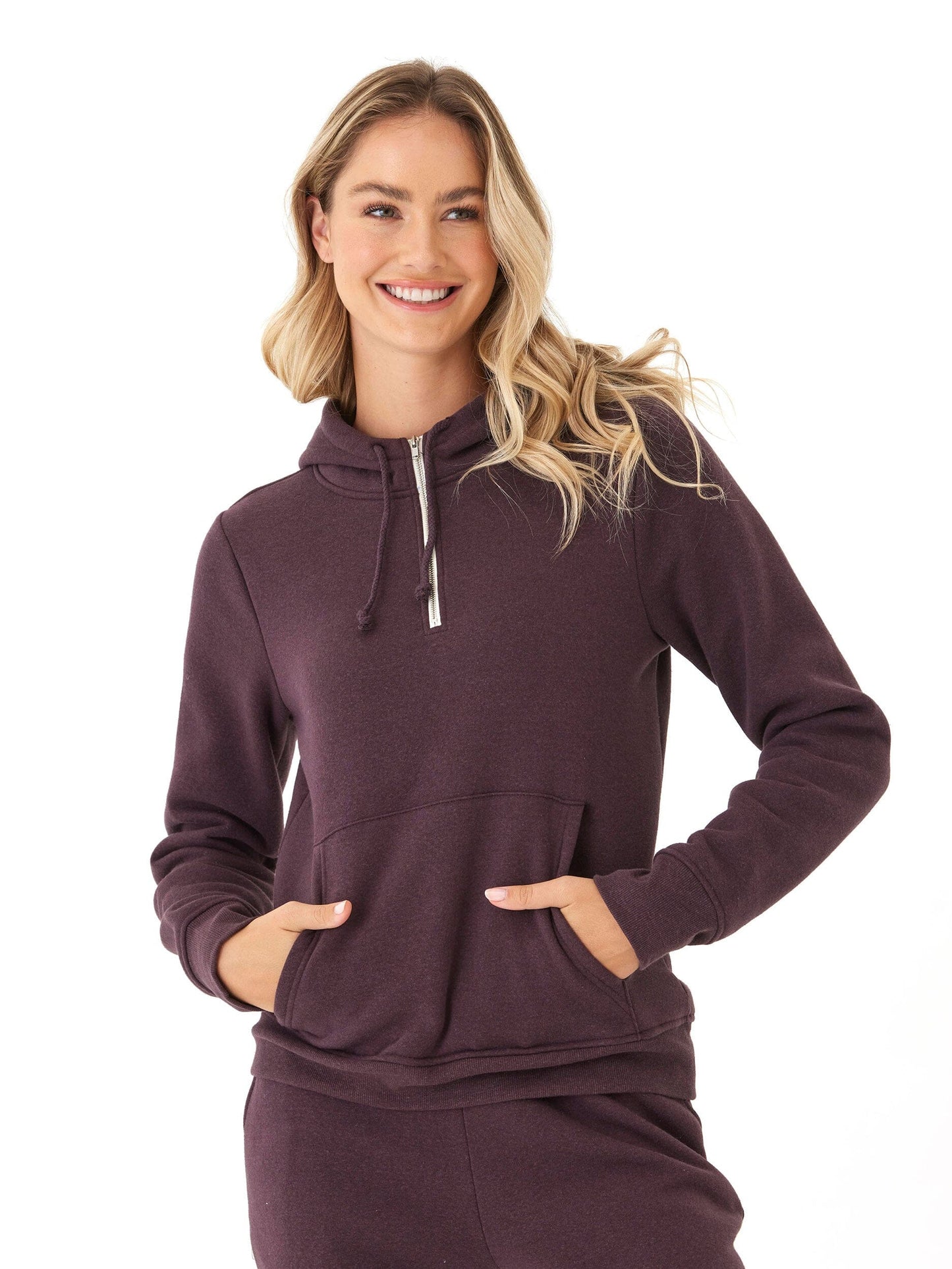 Sinead 1/4 Zip Triblend Fleece Hoodie