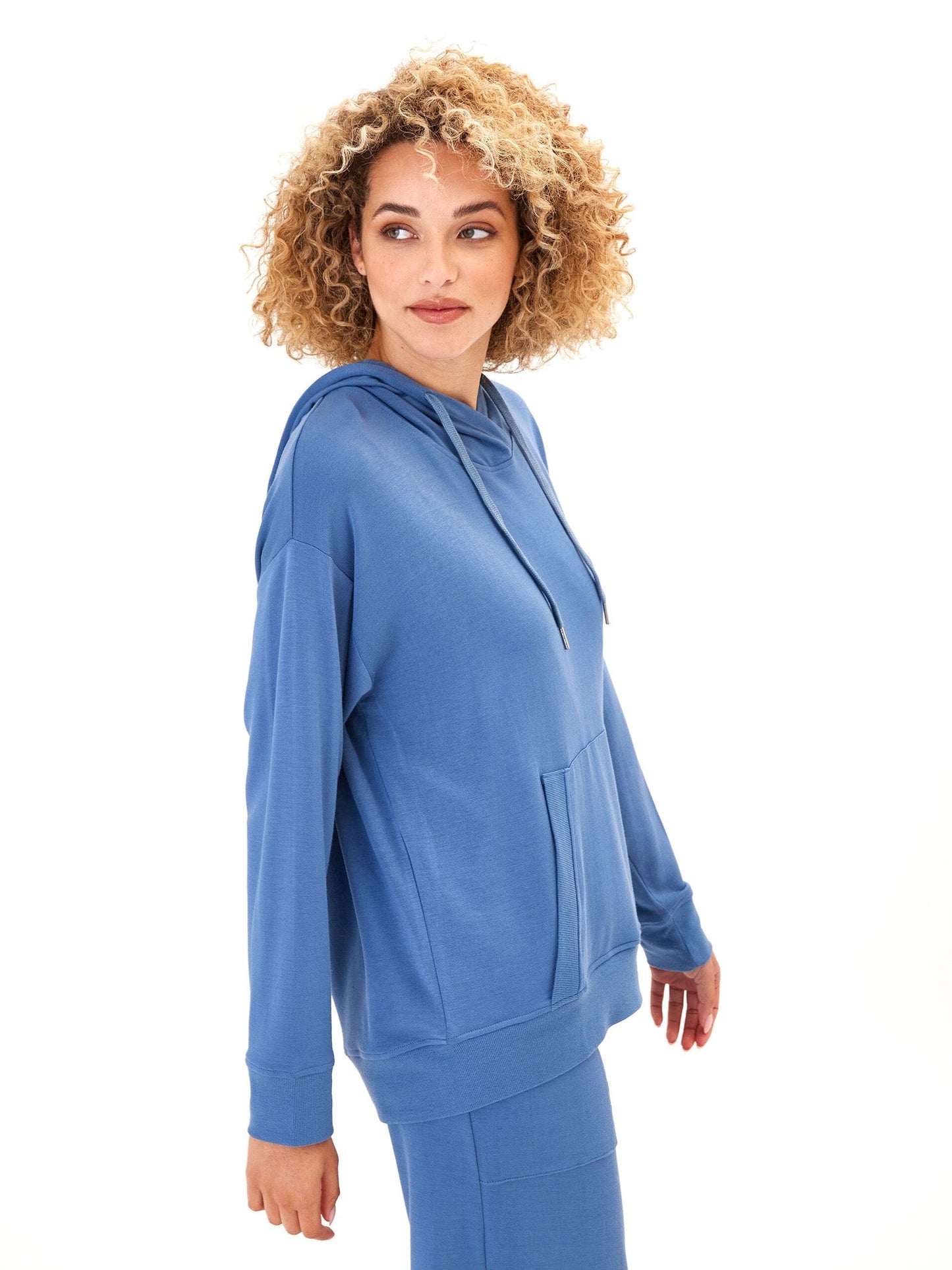 Madge Feather Fleece Pullover Hoodie