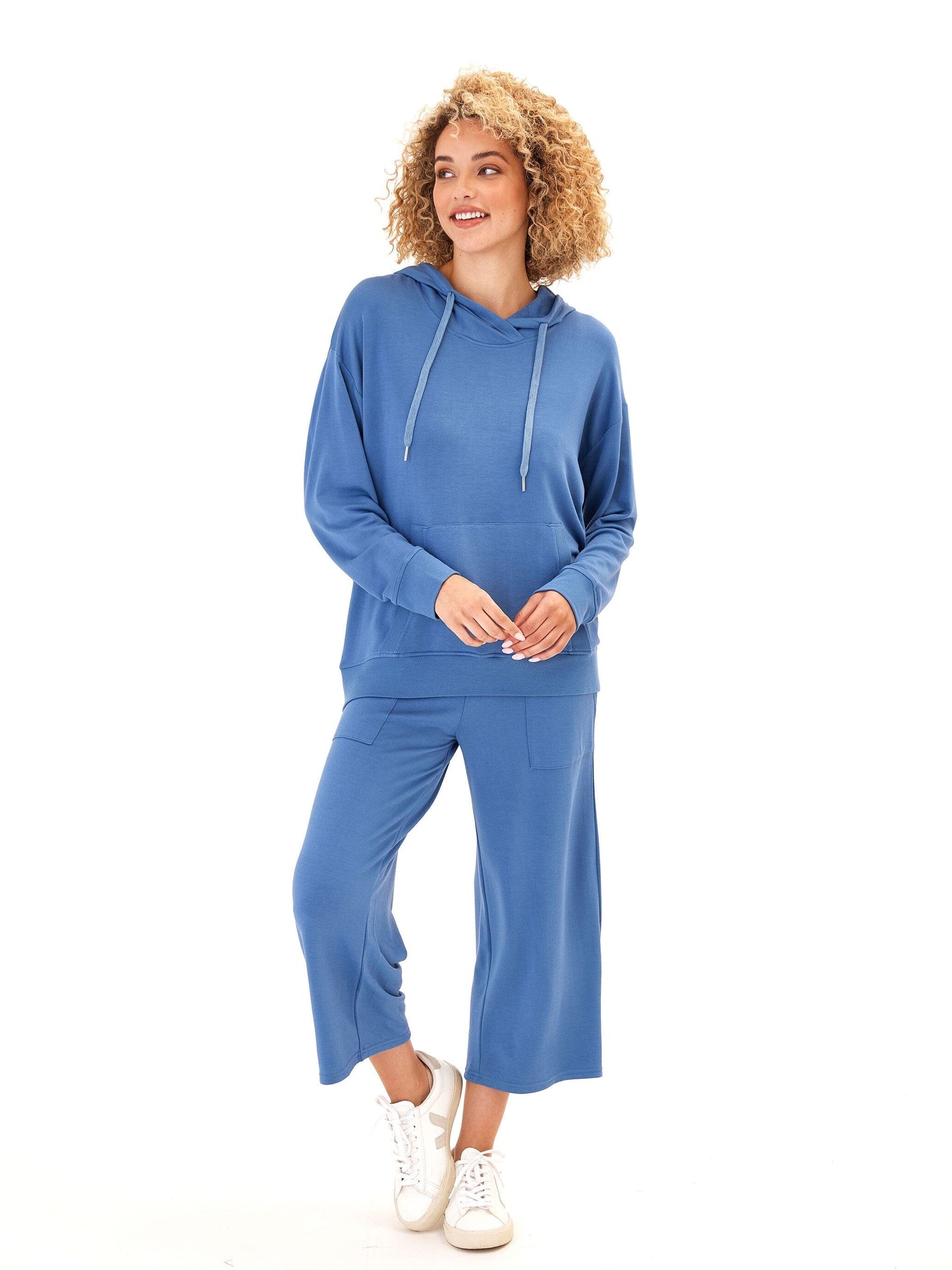 Madge Feather Fleece Pullover Hoodie