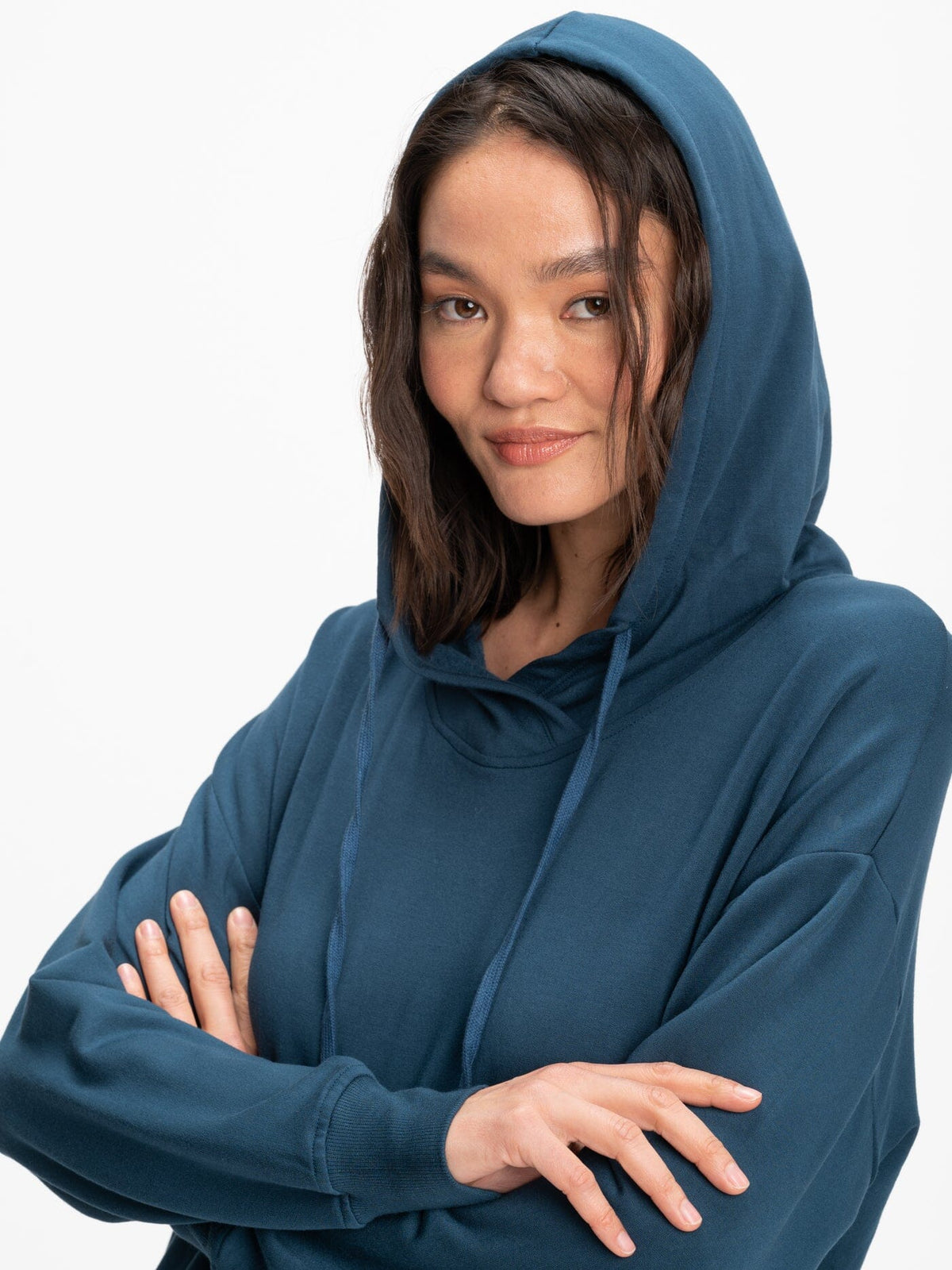 Madge Feather Fleece Pullover Hoodie