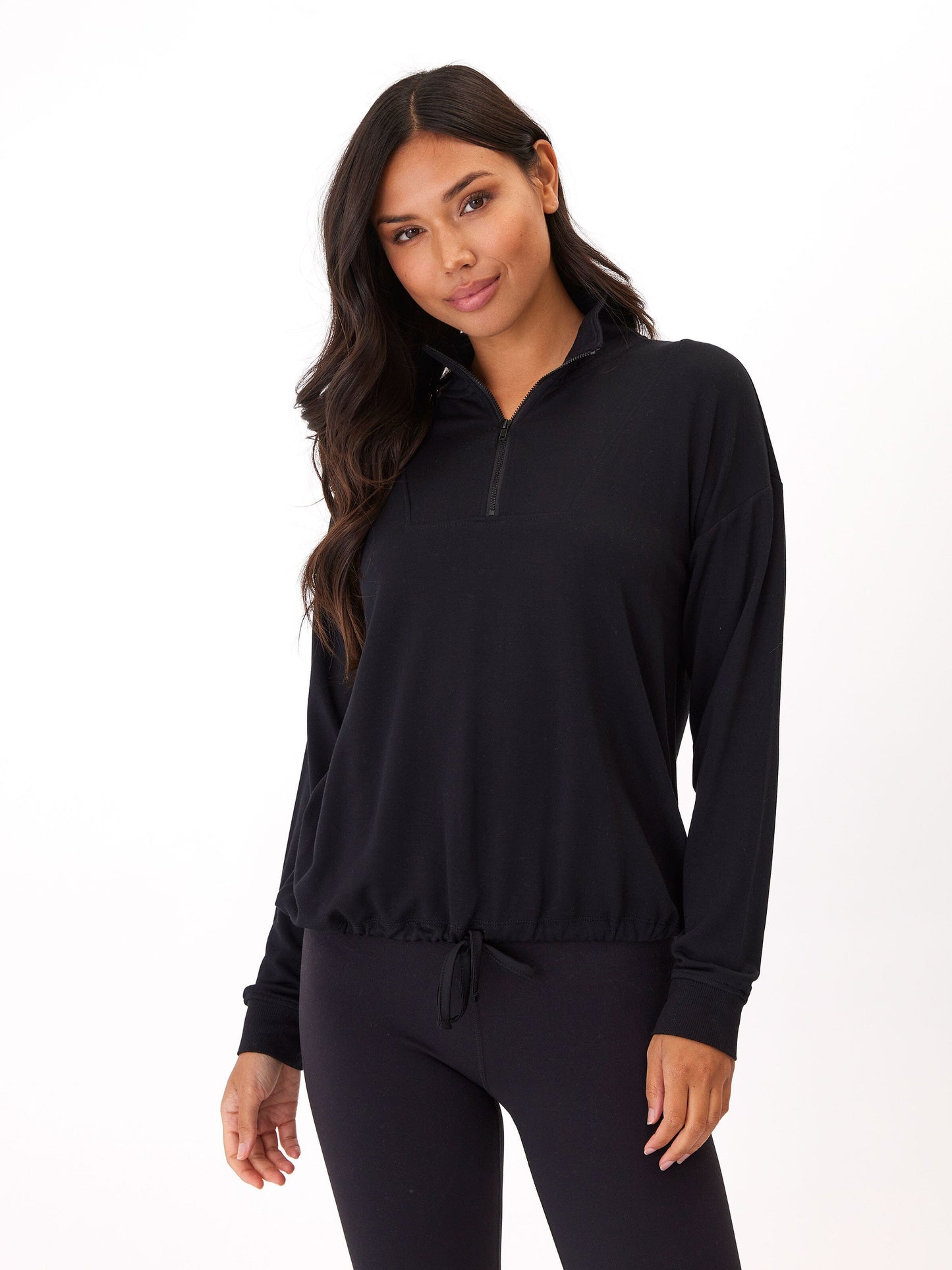 Nyla Feather Fleece Half Zip Pullover