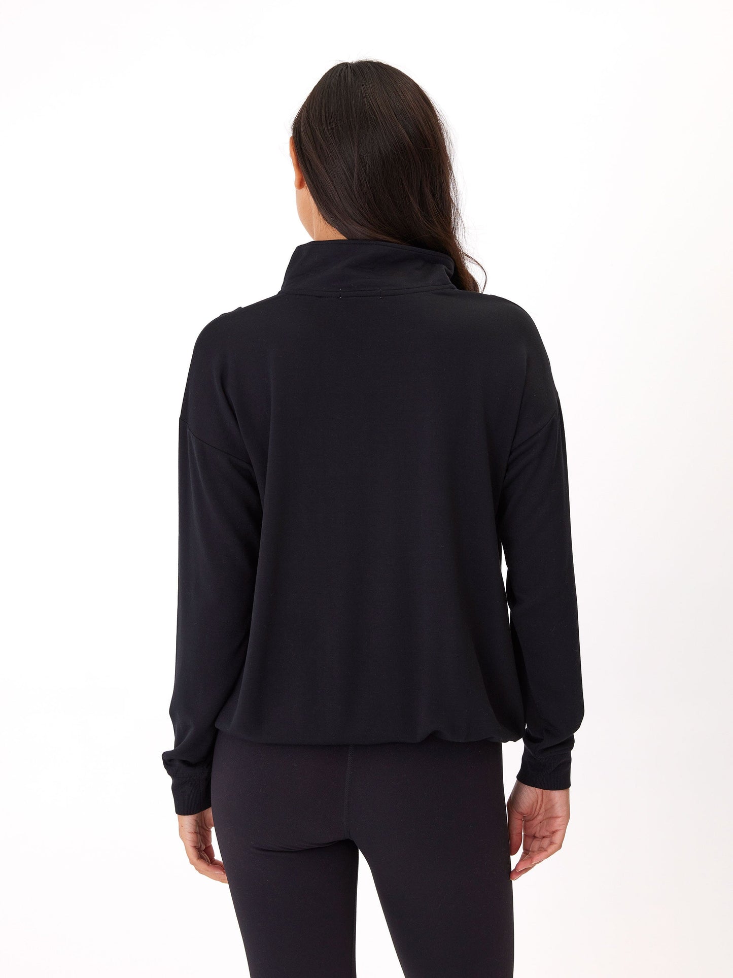 Nyla Feather Fleece Half Zip Pullover