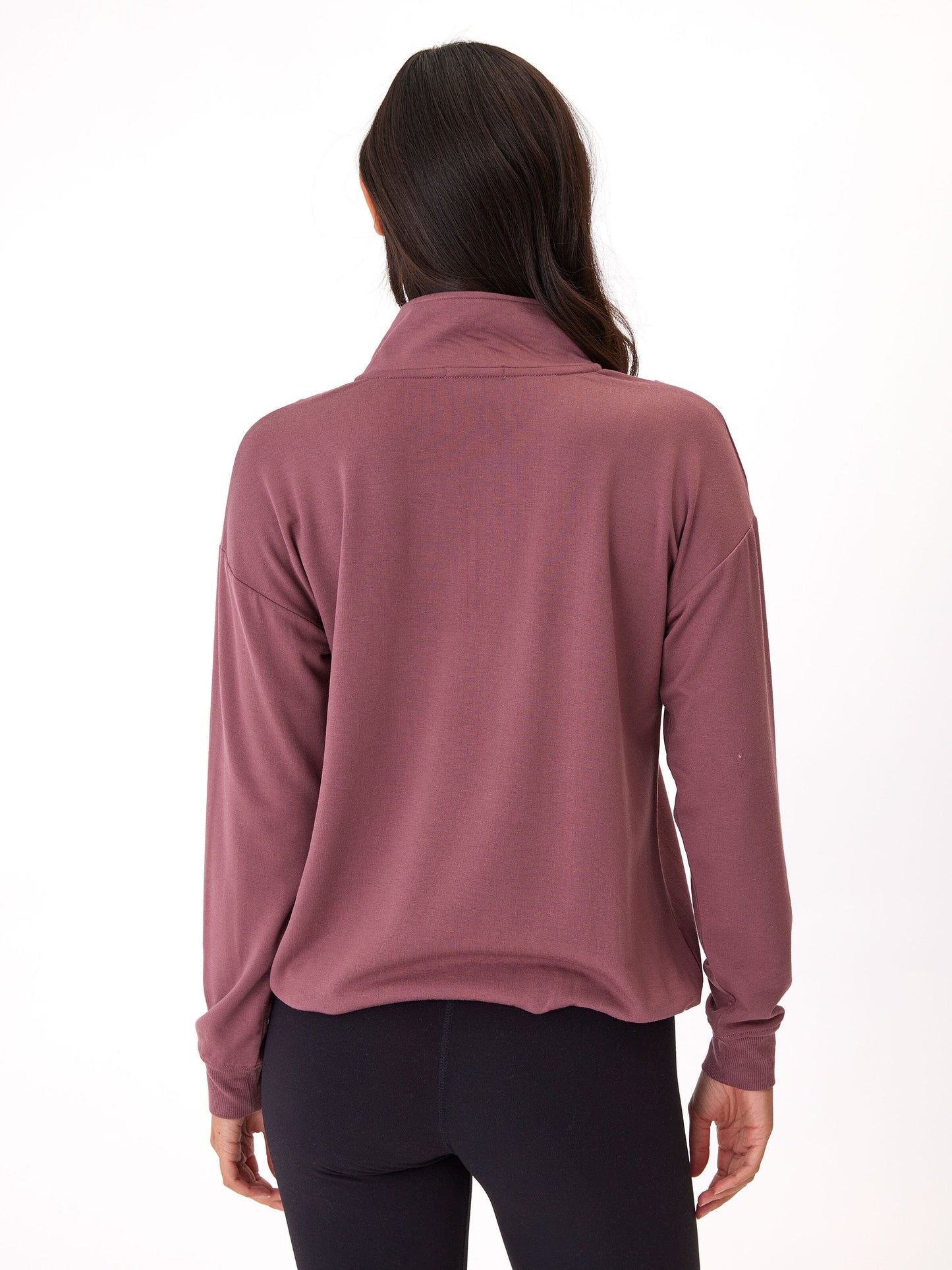 Nyla Feather Fleece Half Zip Pullover