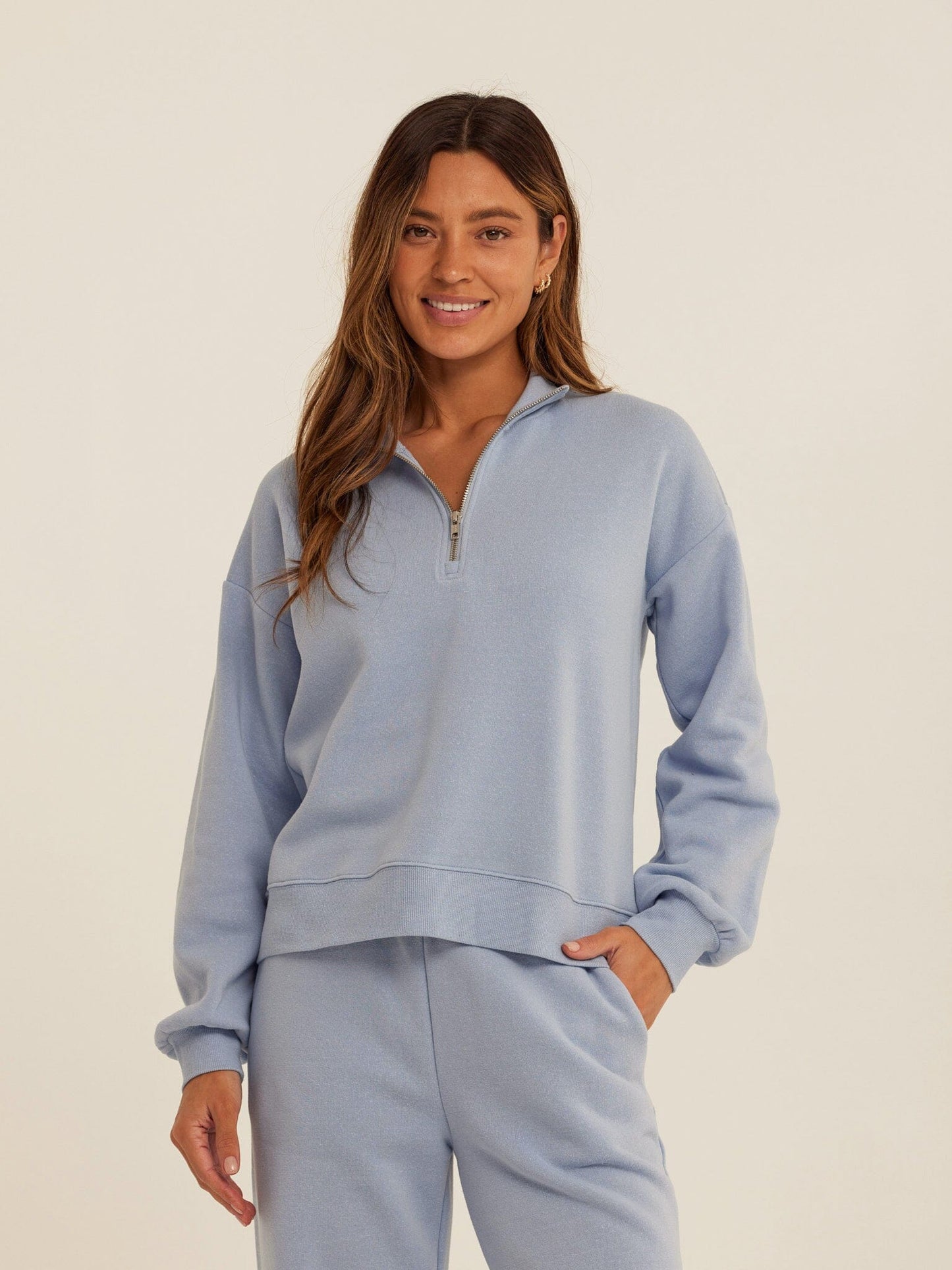 Constance Tribend Fleece Half Zip Pullover