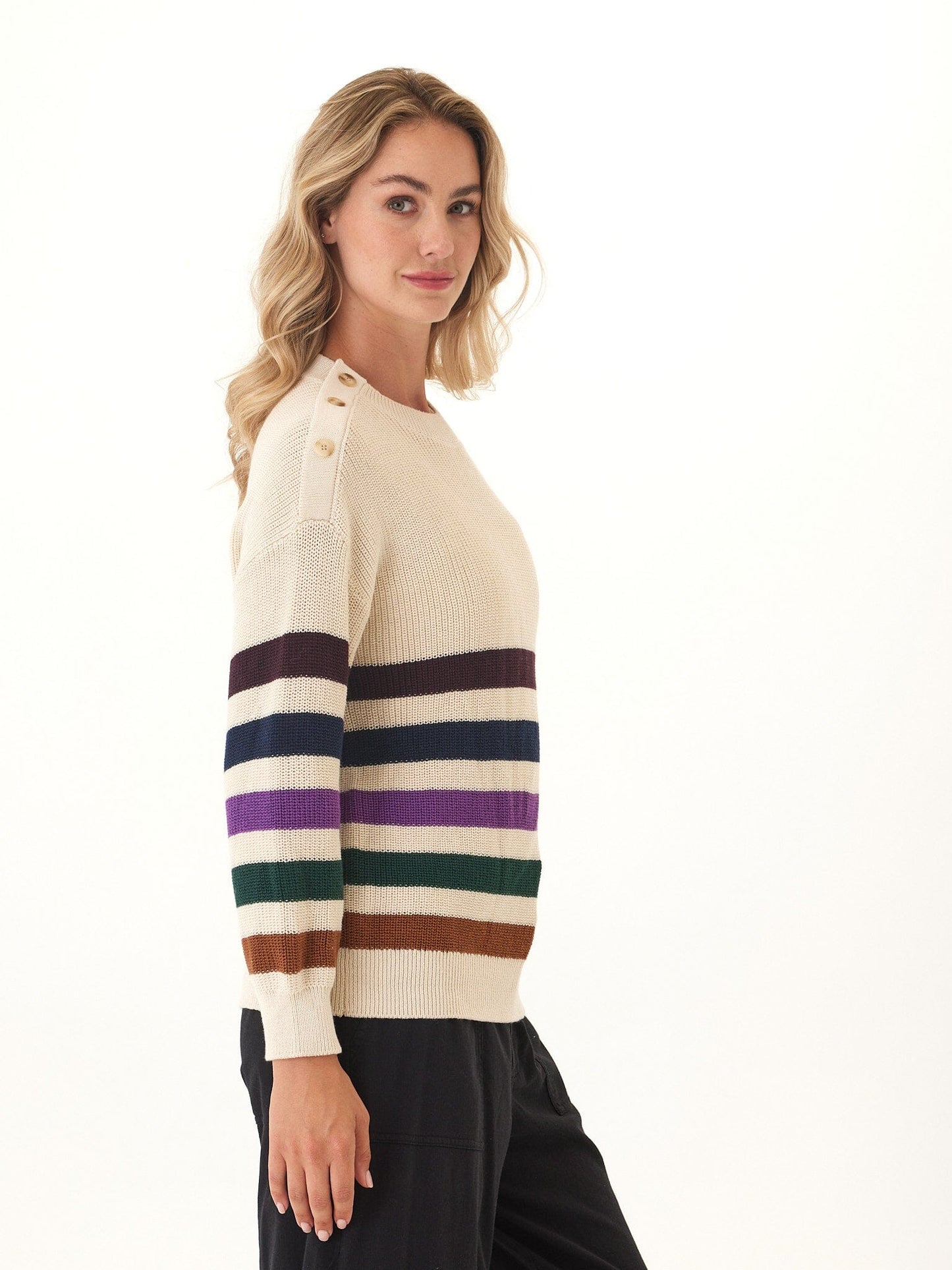 Simone Button Detail Sweater