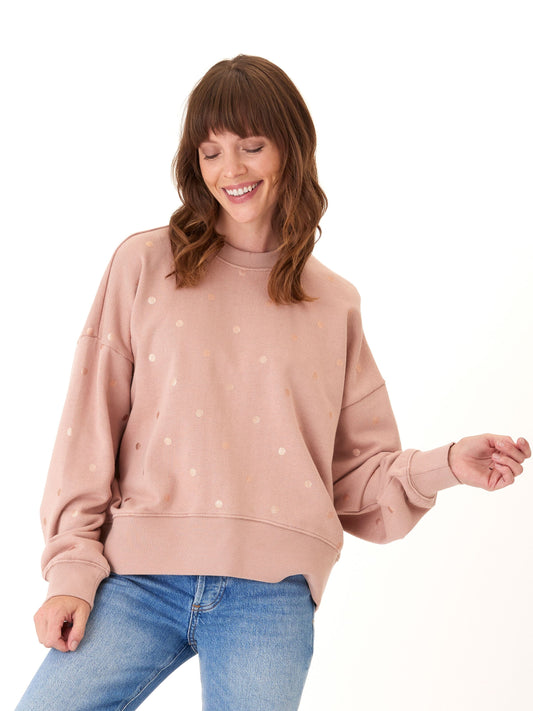 Naia Metallic Dot Pullover