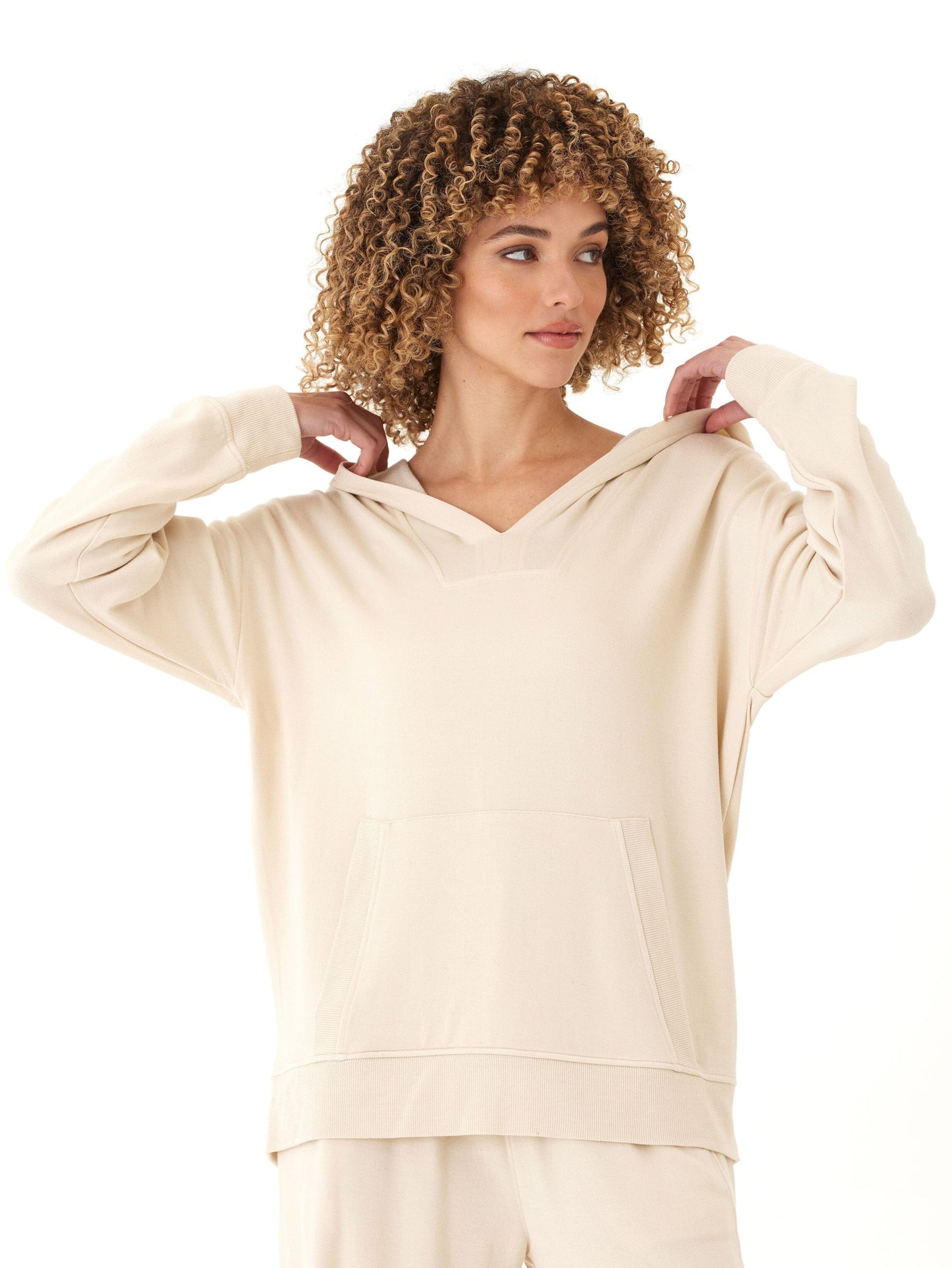 Raya Feather Fleece Pullover Hoodie