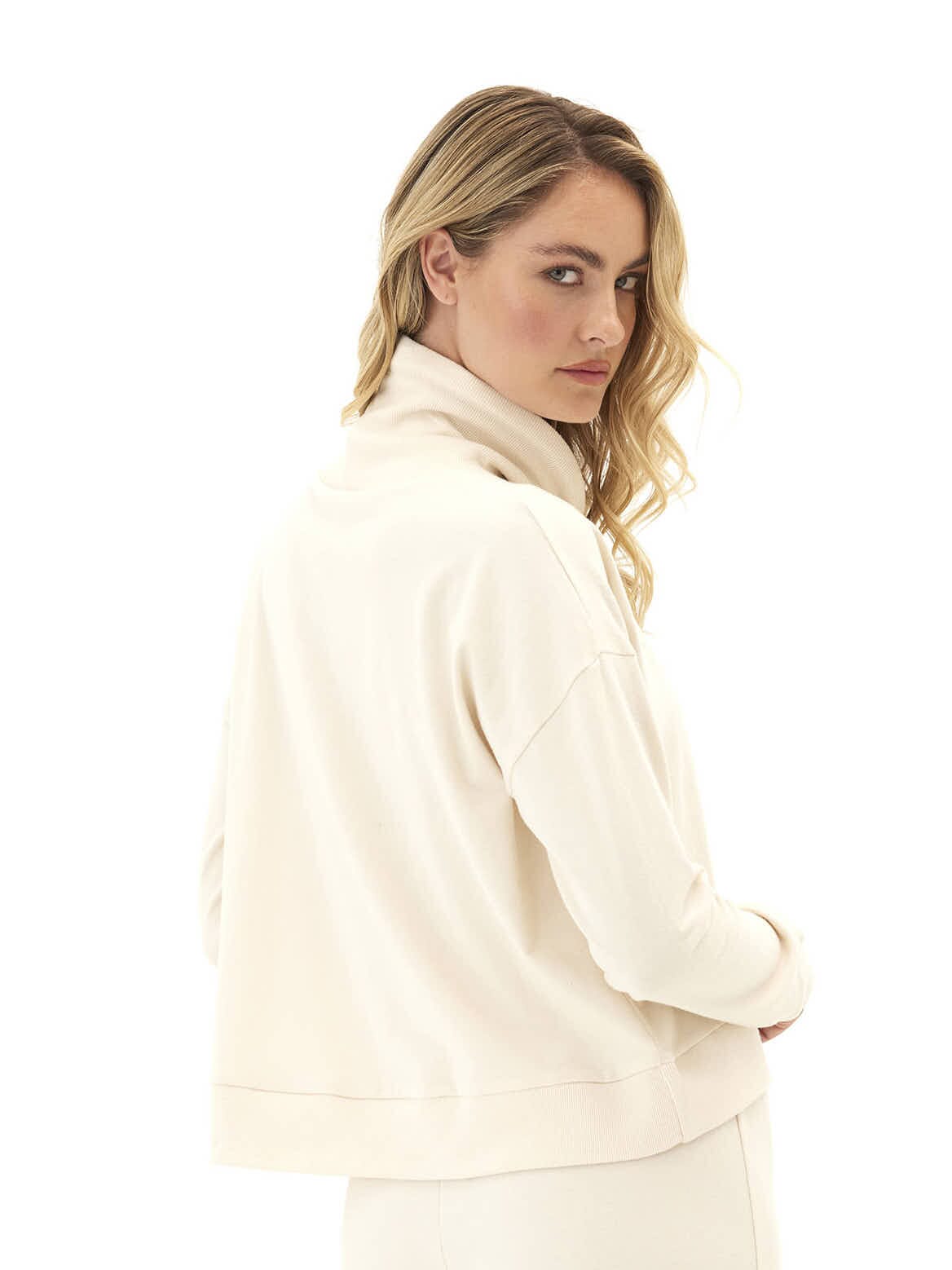 Shai Cozy Fleece Cowl Neck Pullover