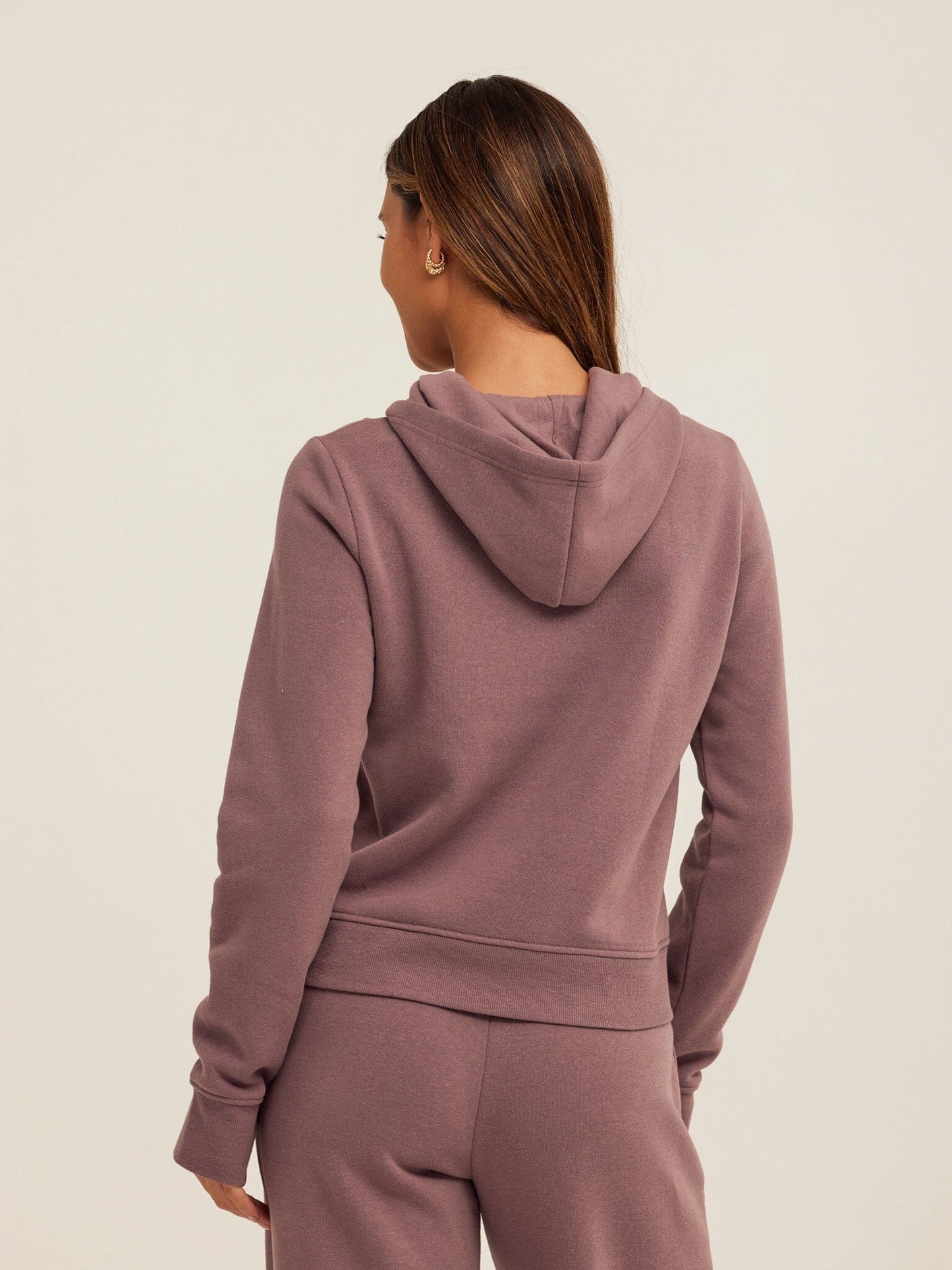 Tyra Triblend Fleece Quarter Zip Hoodie