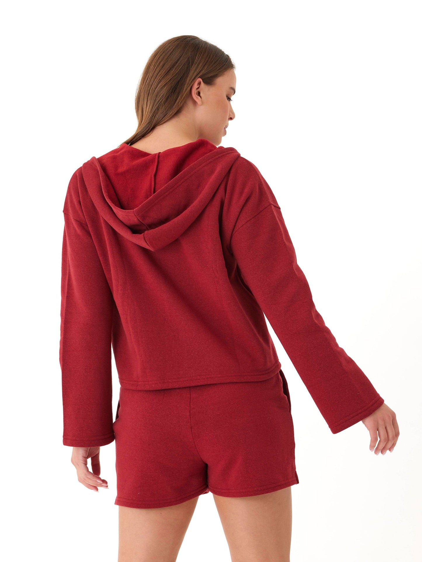 Raychelle Triblend Fleece Pocket Hoodie