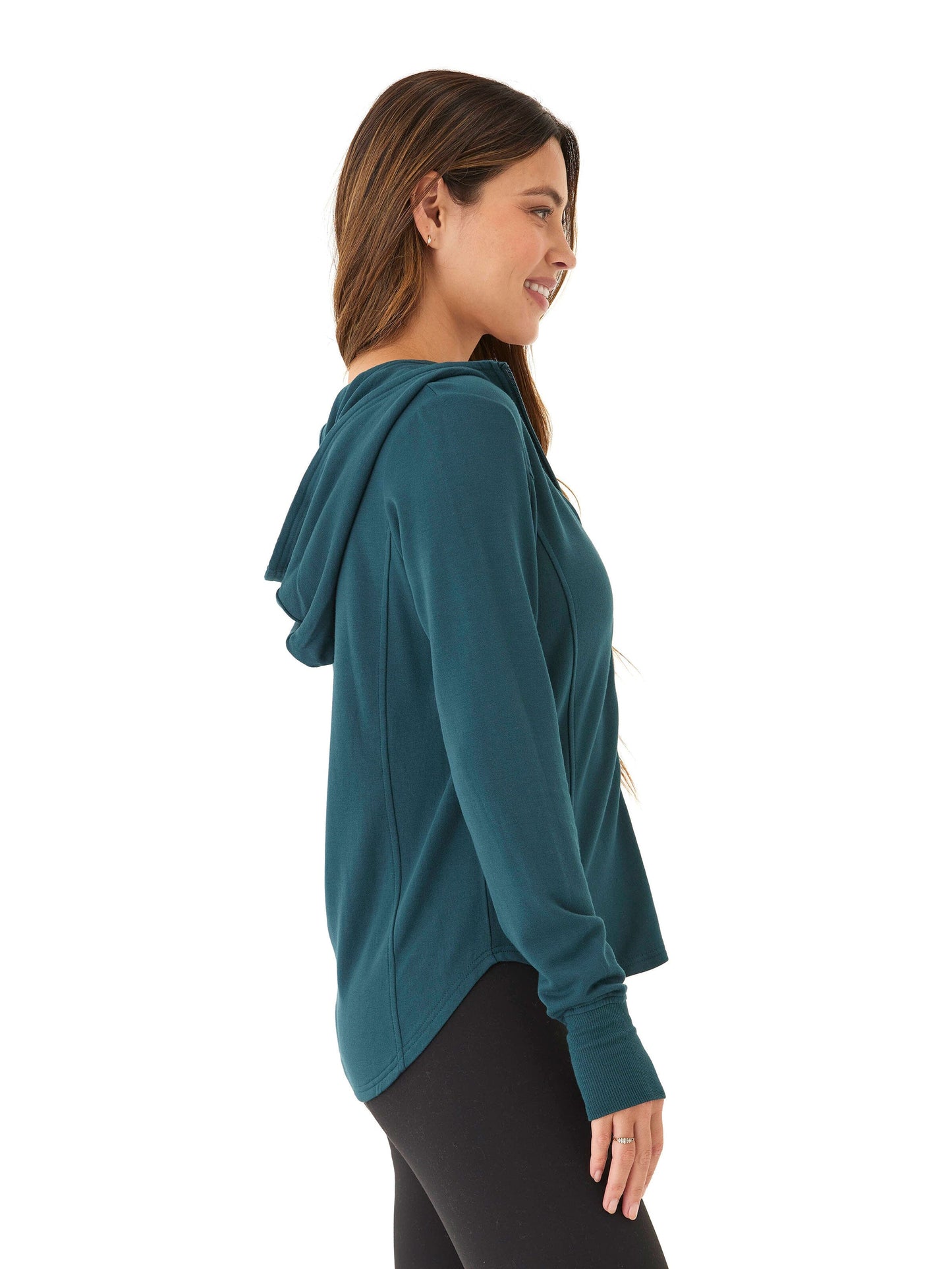 Ophelia Feather Fleece Zip Hoodie