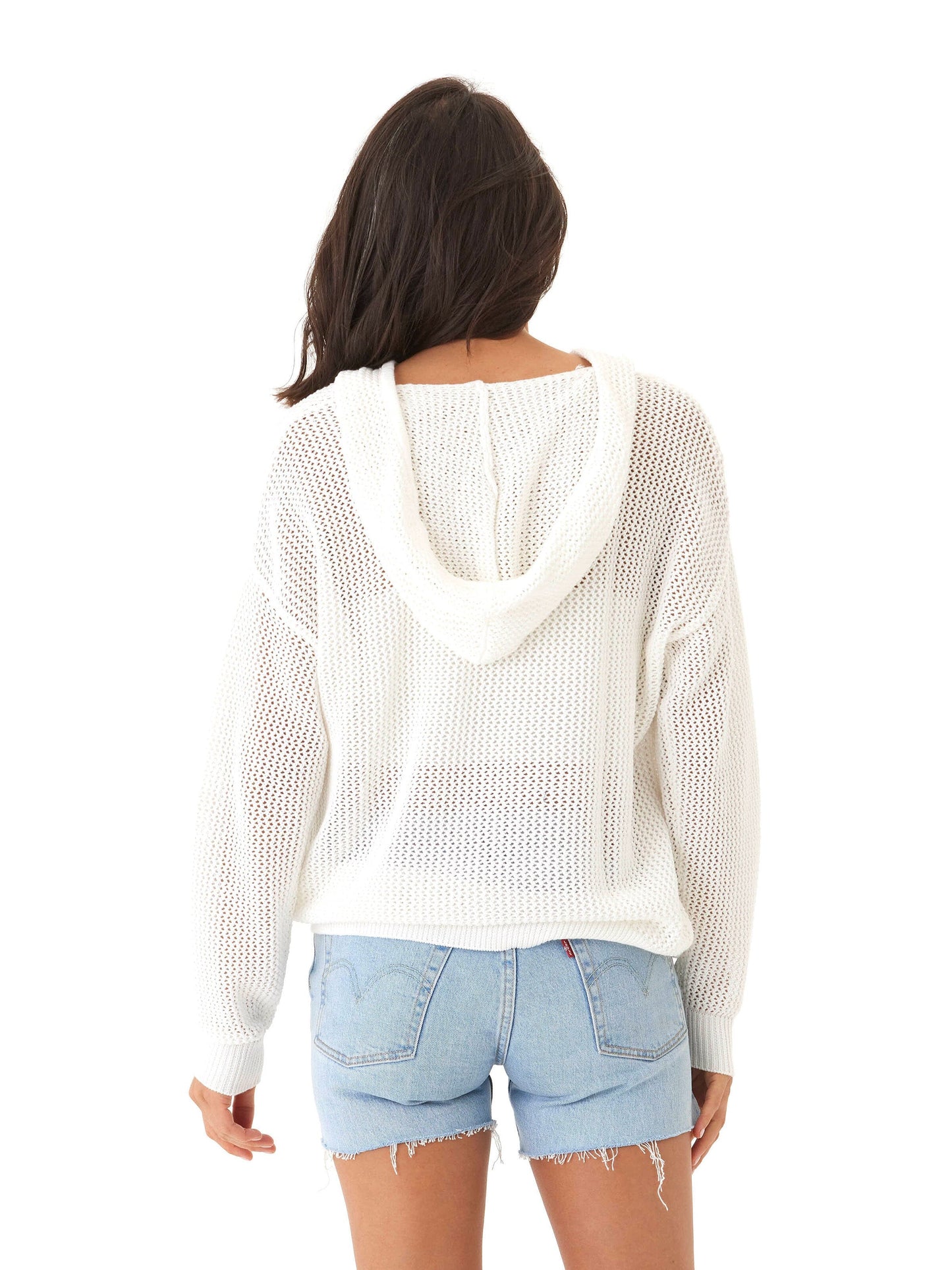 Laurel Beach Knit Pullover Hoodie