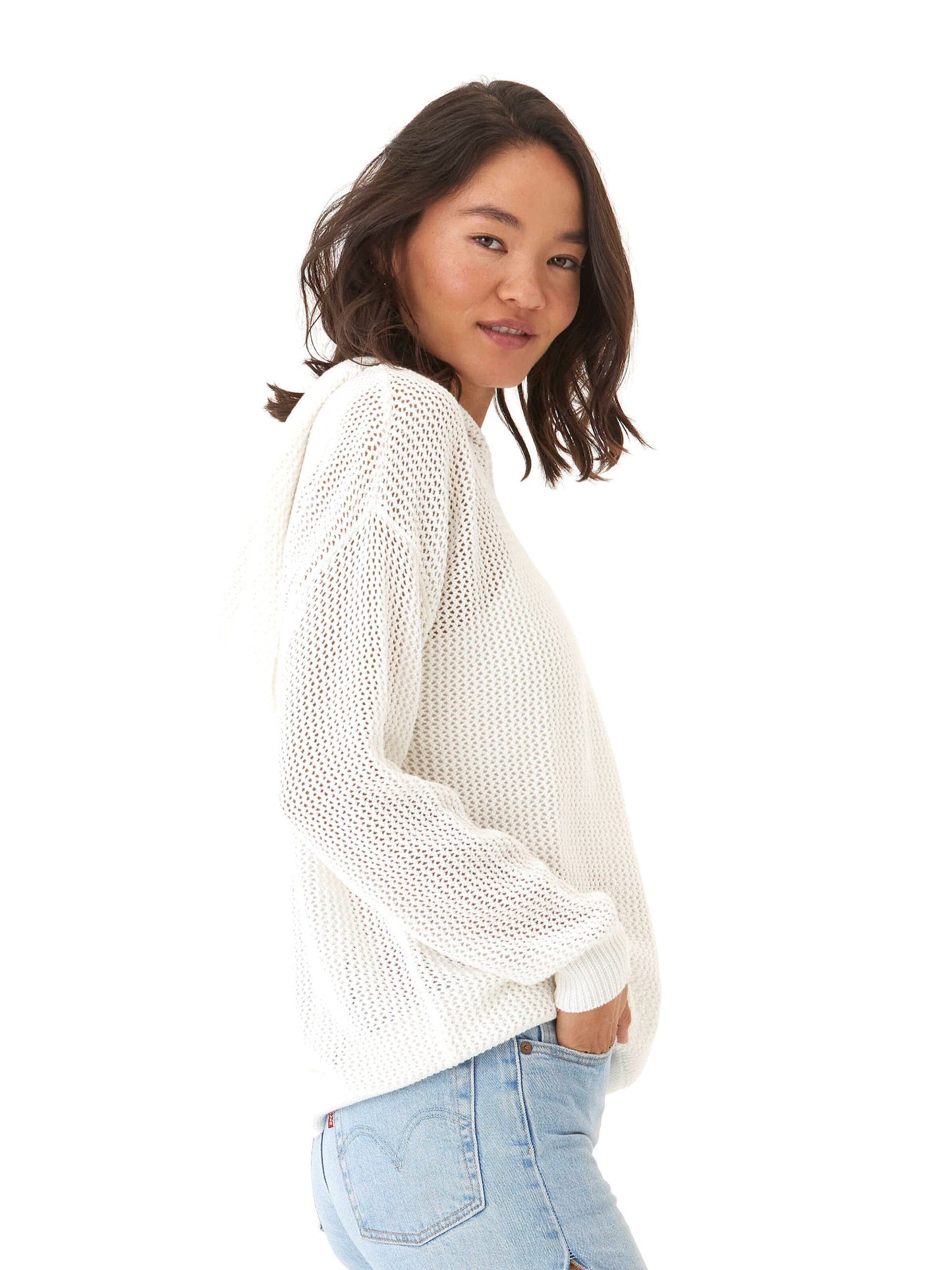 Laurel Beach Knit Pullover Hoodie