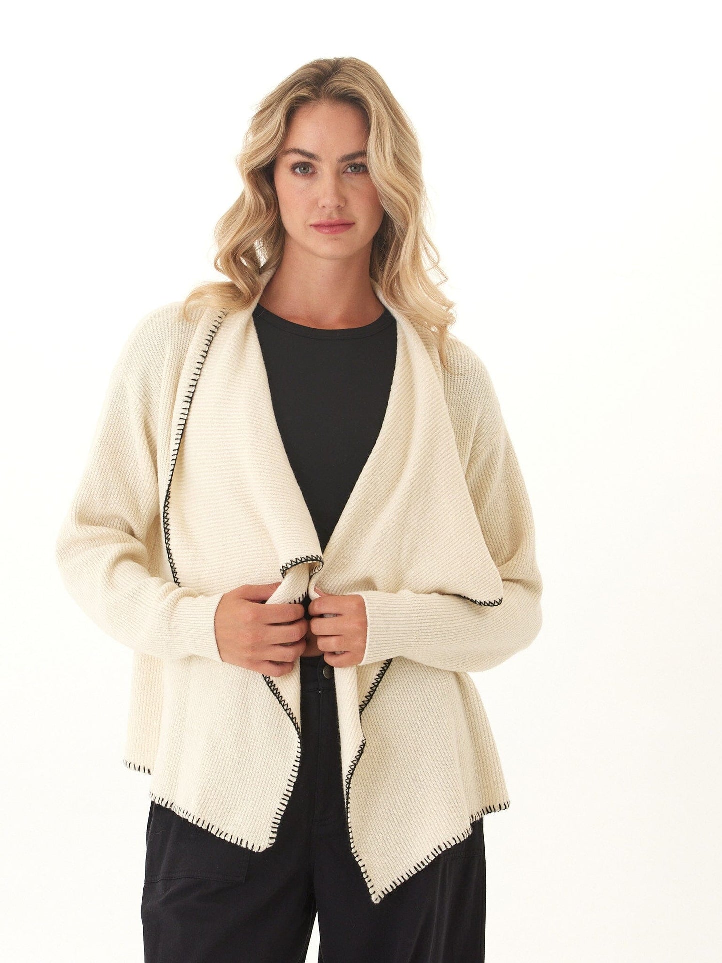 Esmae Cozy Solid Knit Sweater Cardigan