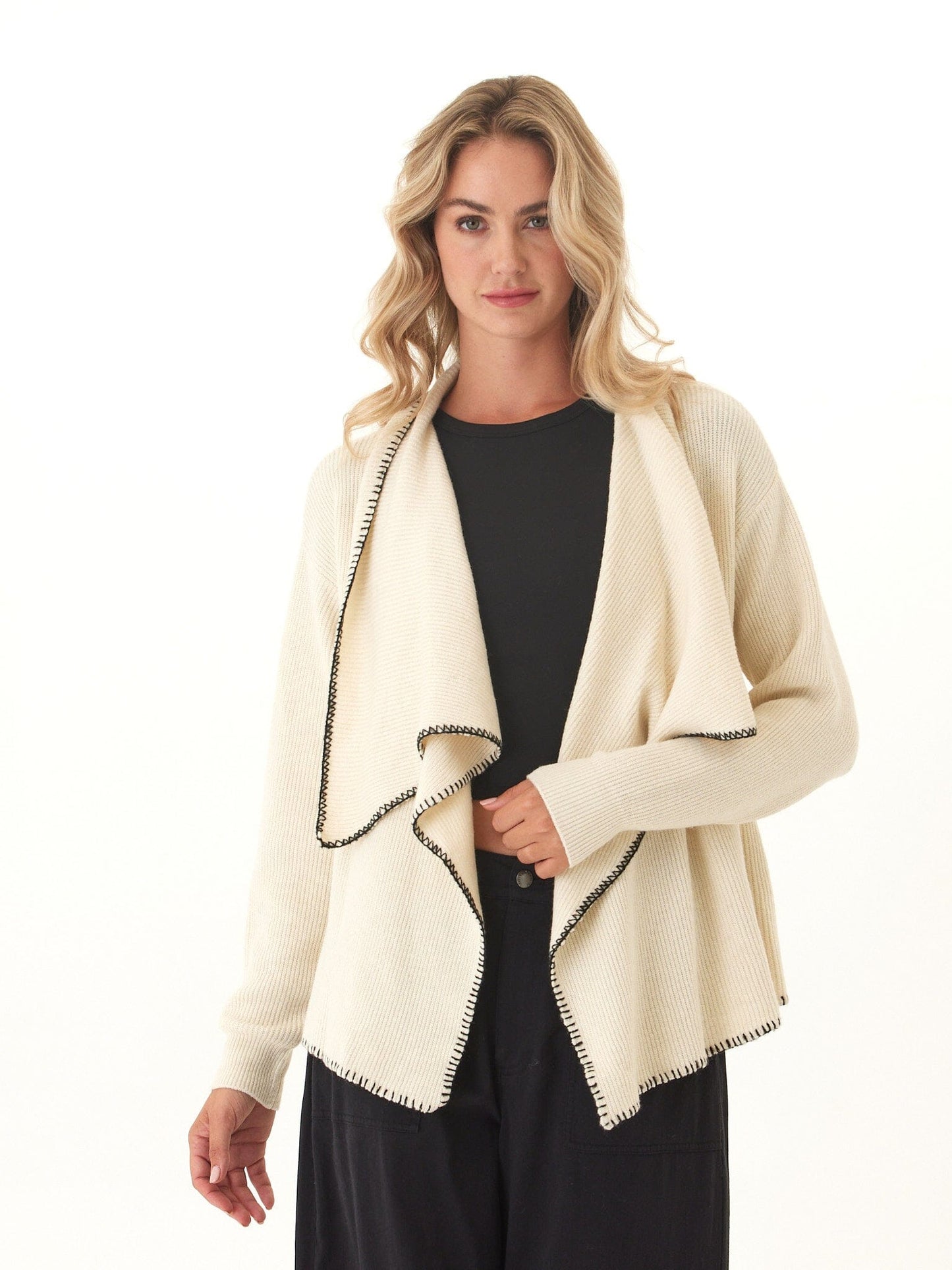 Esmae Cozy Solid Knit Sweater Cardigan