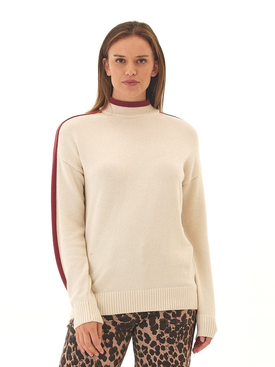 Akiko Cotton Blend Turtleneck Sweater