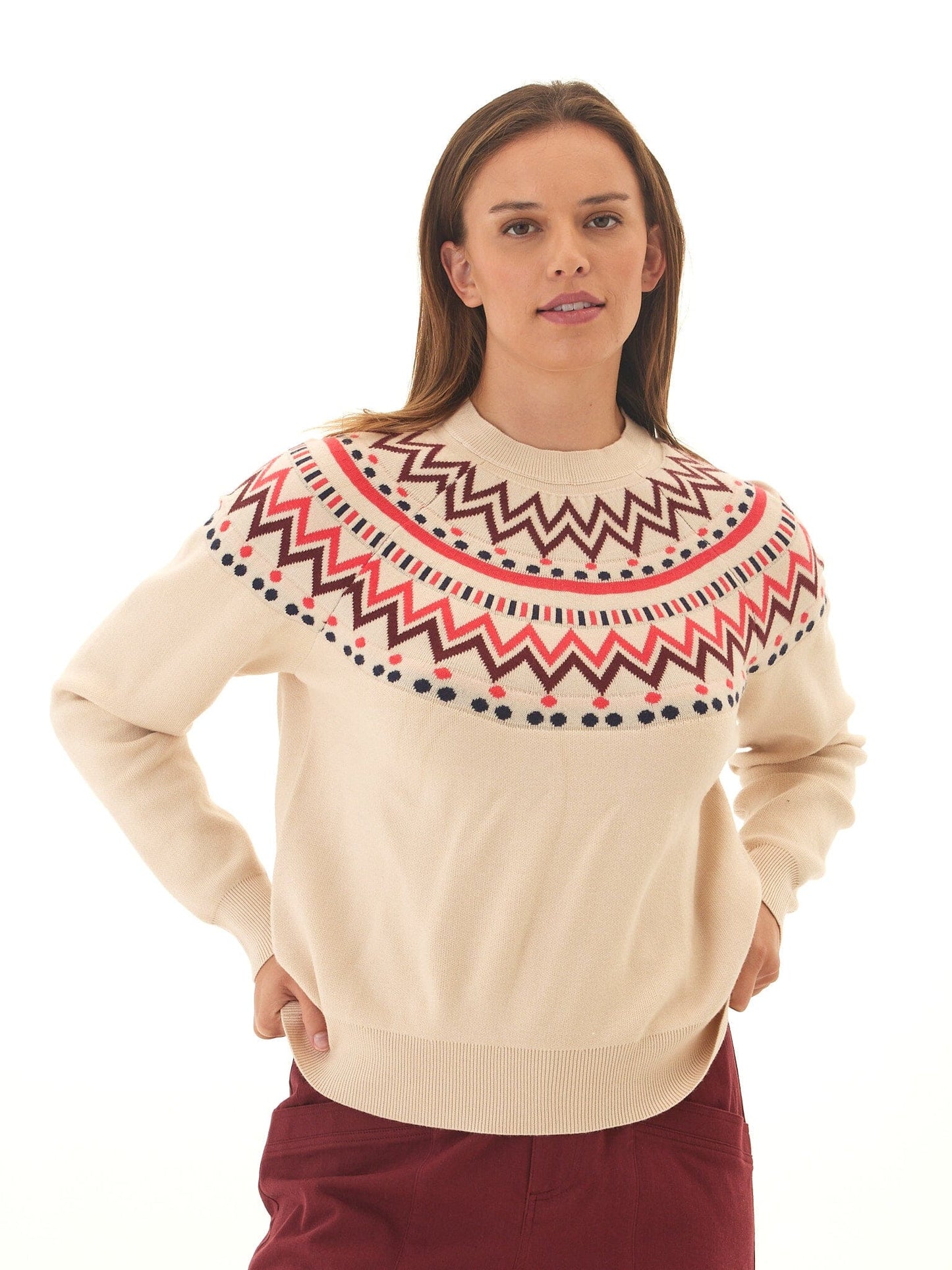 Deandra Fair Isle Cozy Sweater