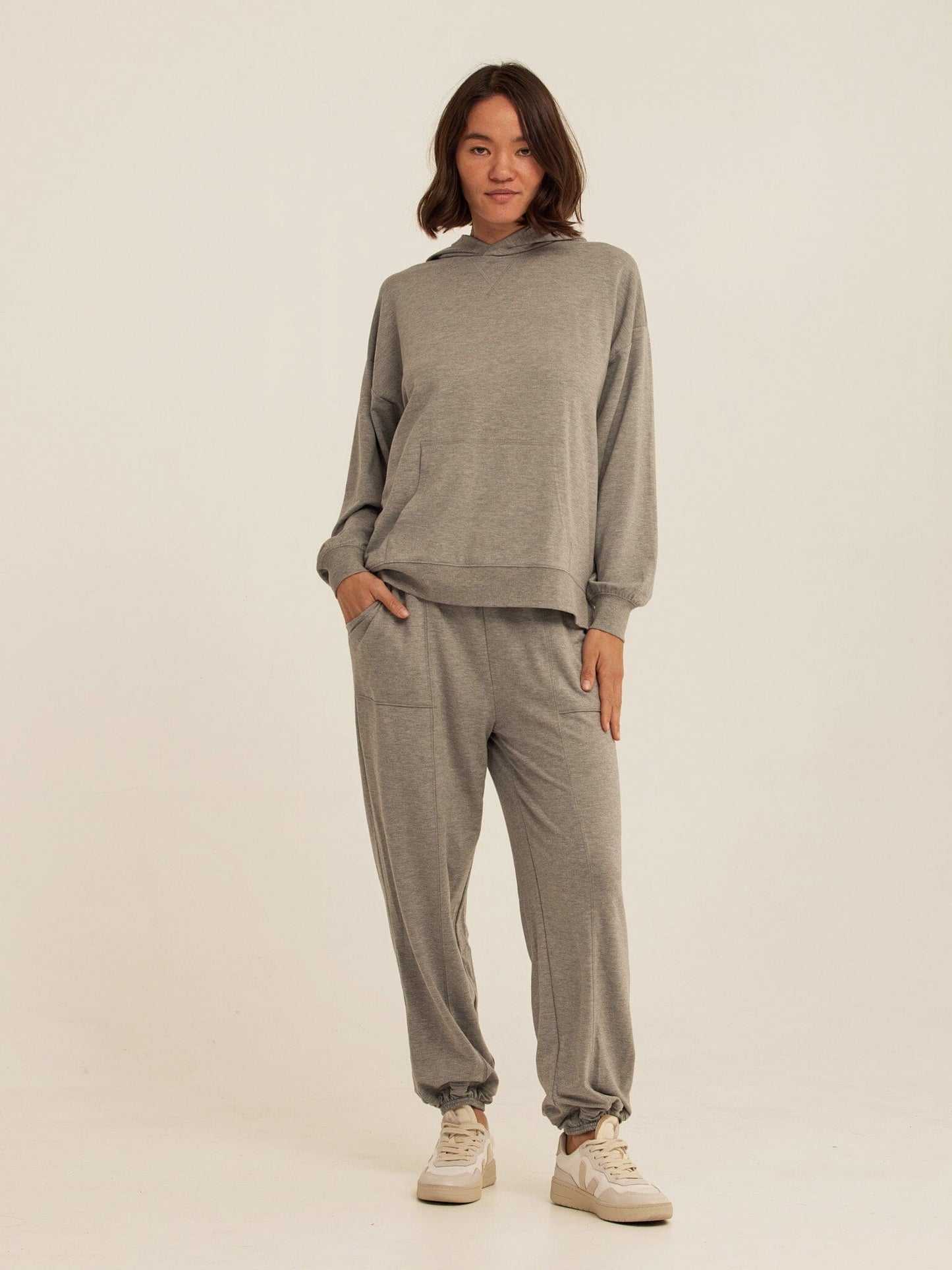 Sylvie Modal Terry Oversized Pullover Hoodie