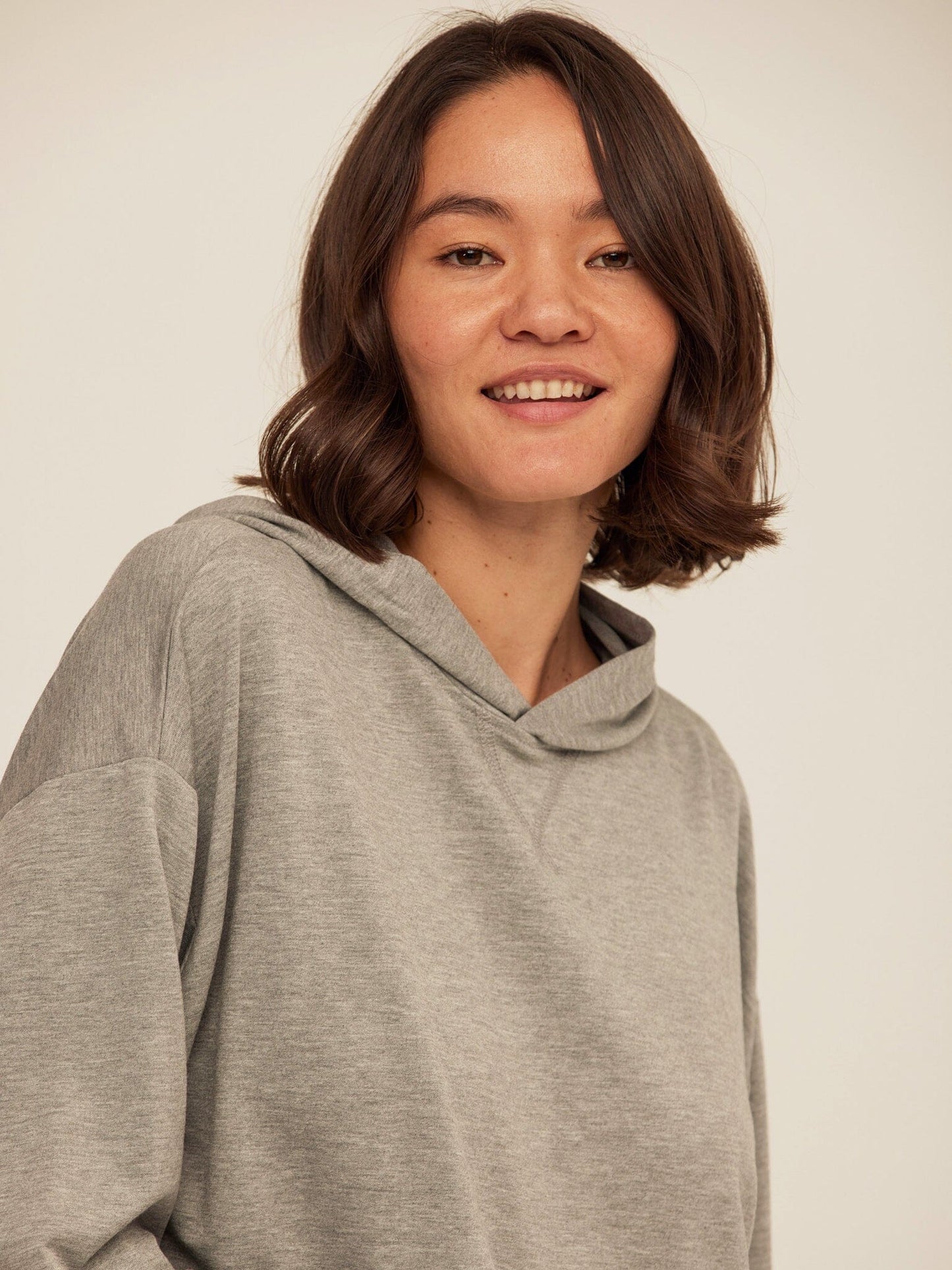 Sylvie Modal Terry Oversized Pullover Hoodie