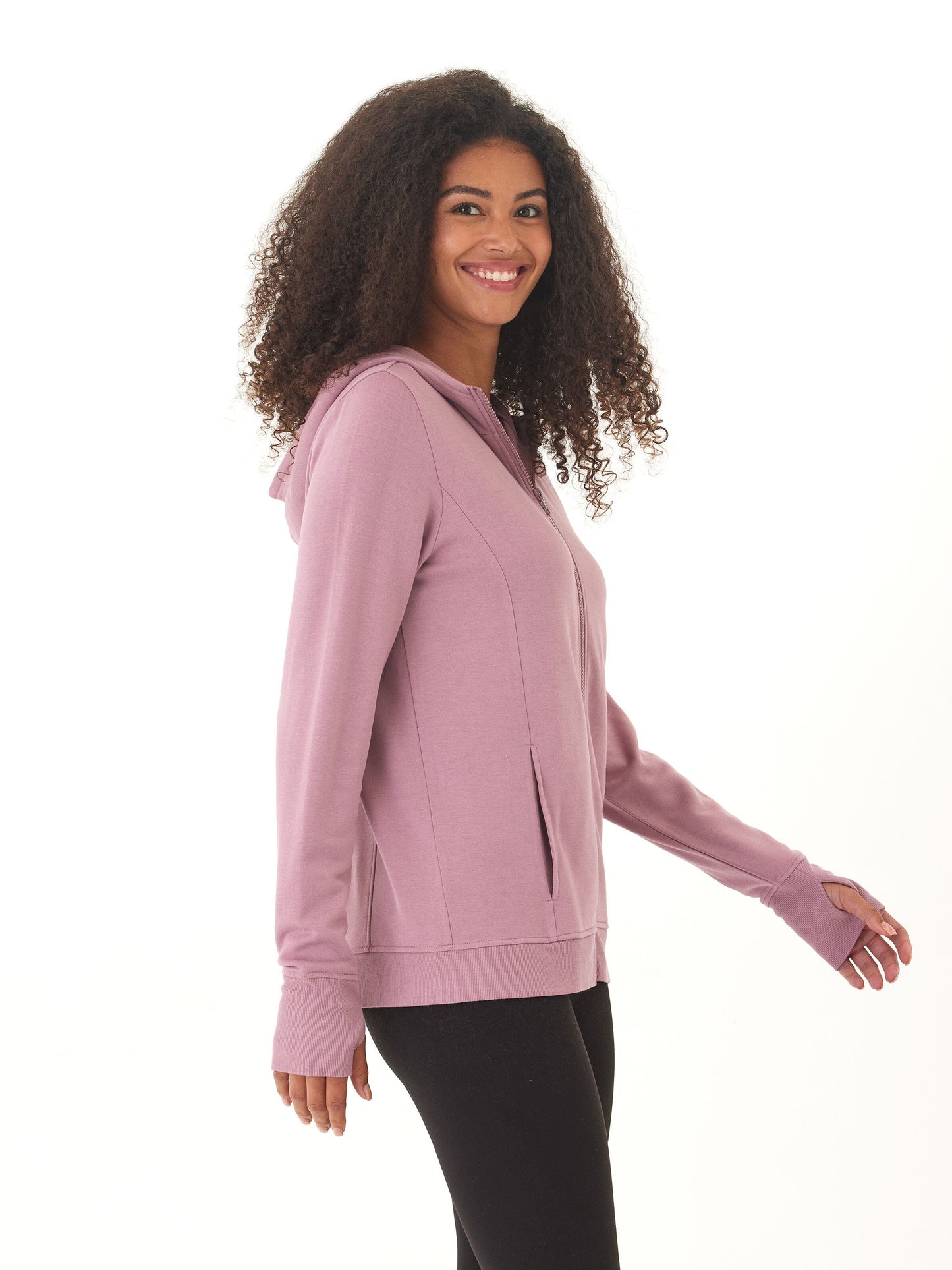 Neyra Feather Fleece Zip Hoodie