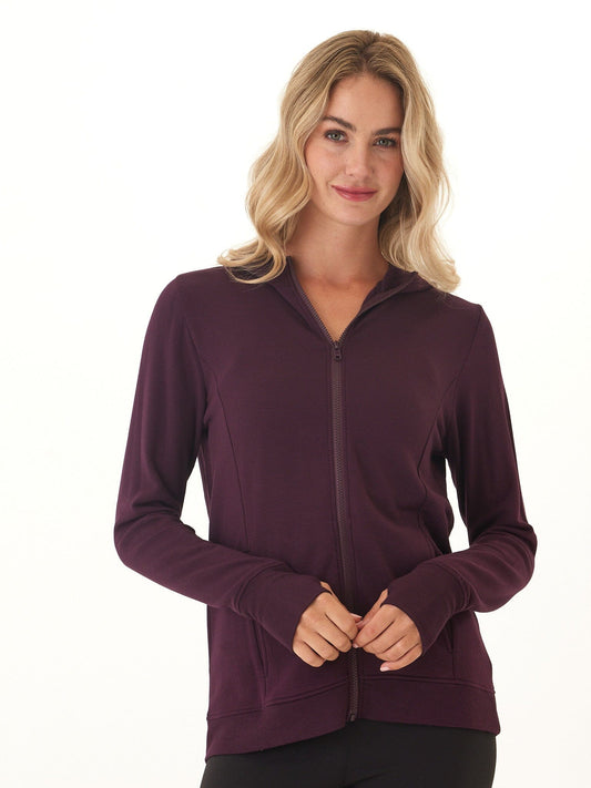 Neyra Feather Fleece Zip Hoodie