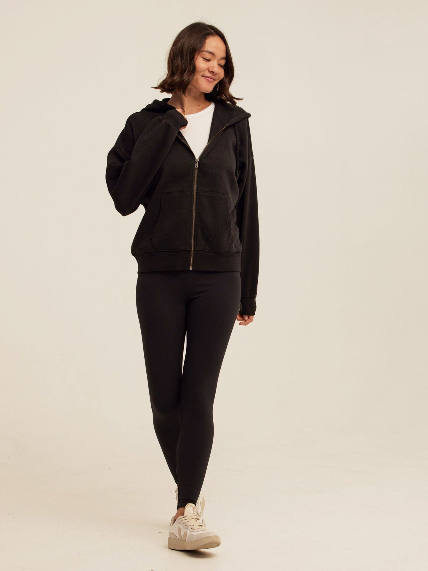 Corissa Triblend Fleece Zip Hoodie