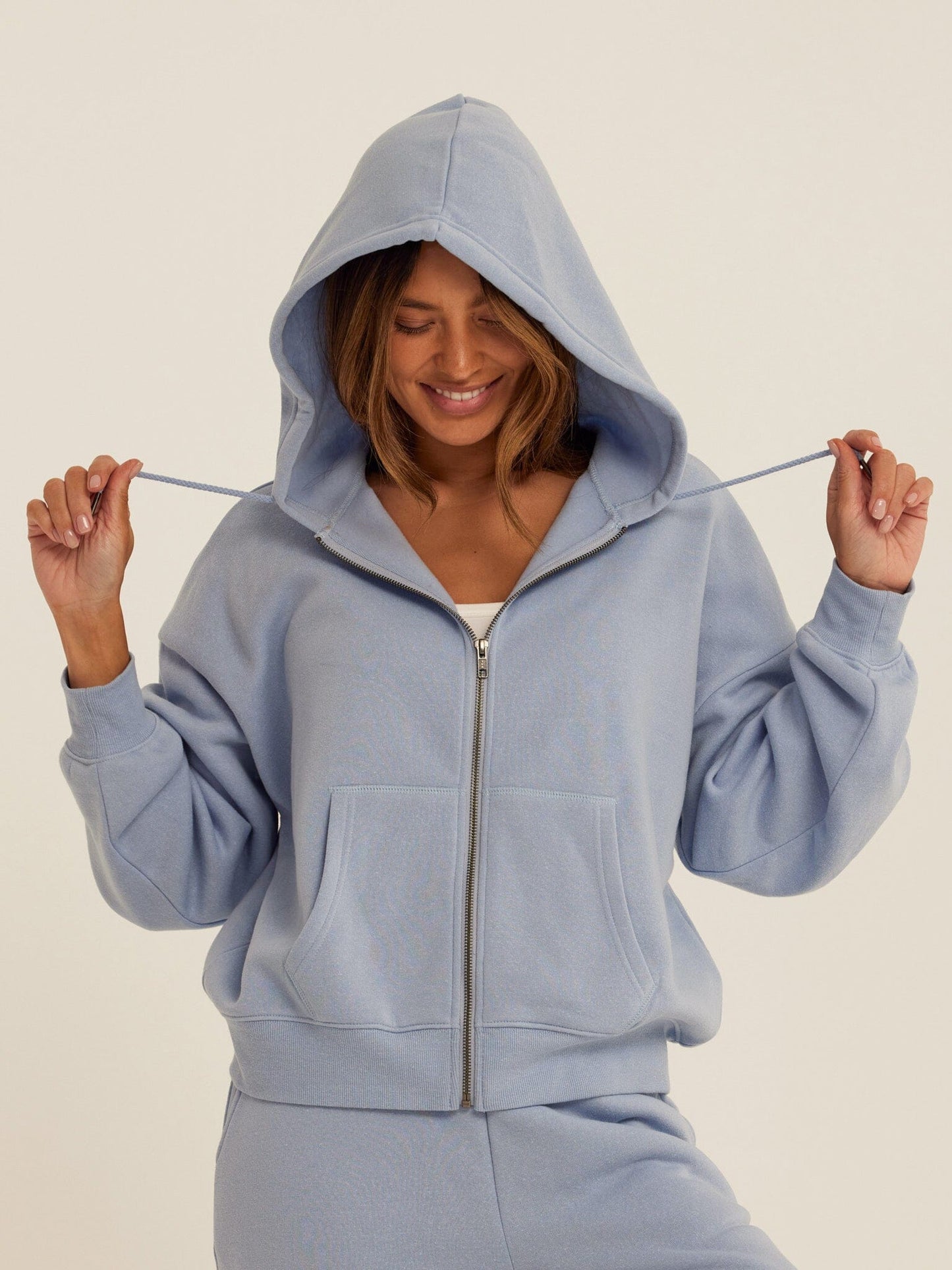 Corissa Triblend Fleece Zip Hoodie