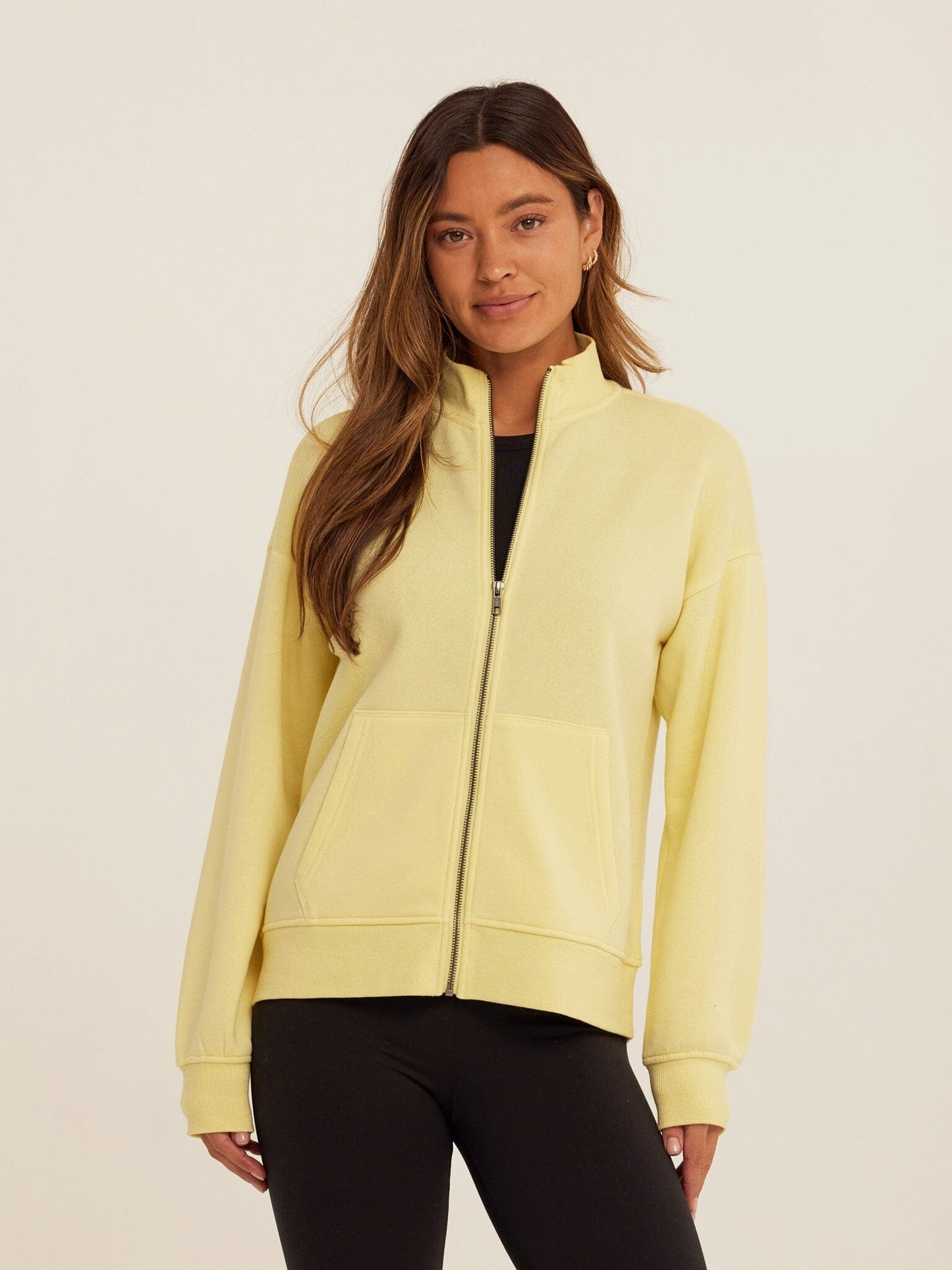 Delacey Triblend Fleece Zip Jacket