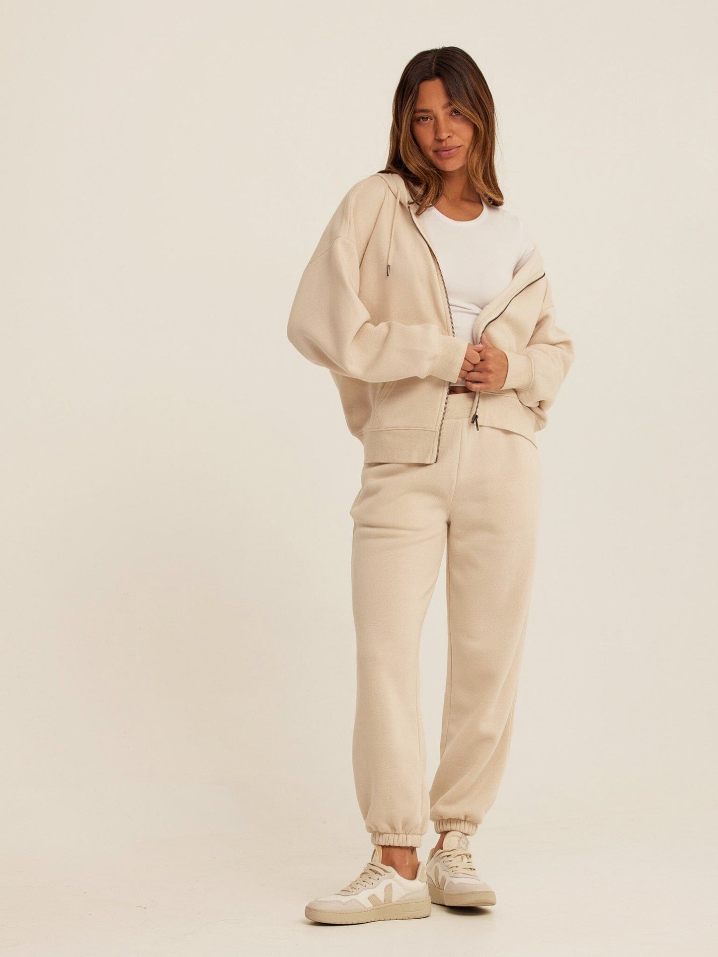 Corissa Triblend Fleece Zip Hoodie