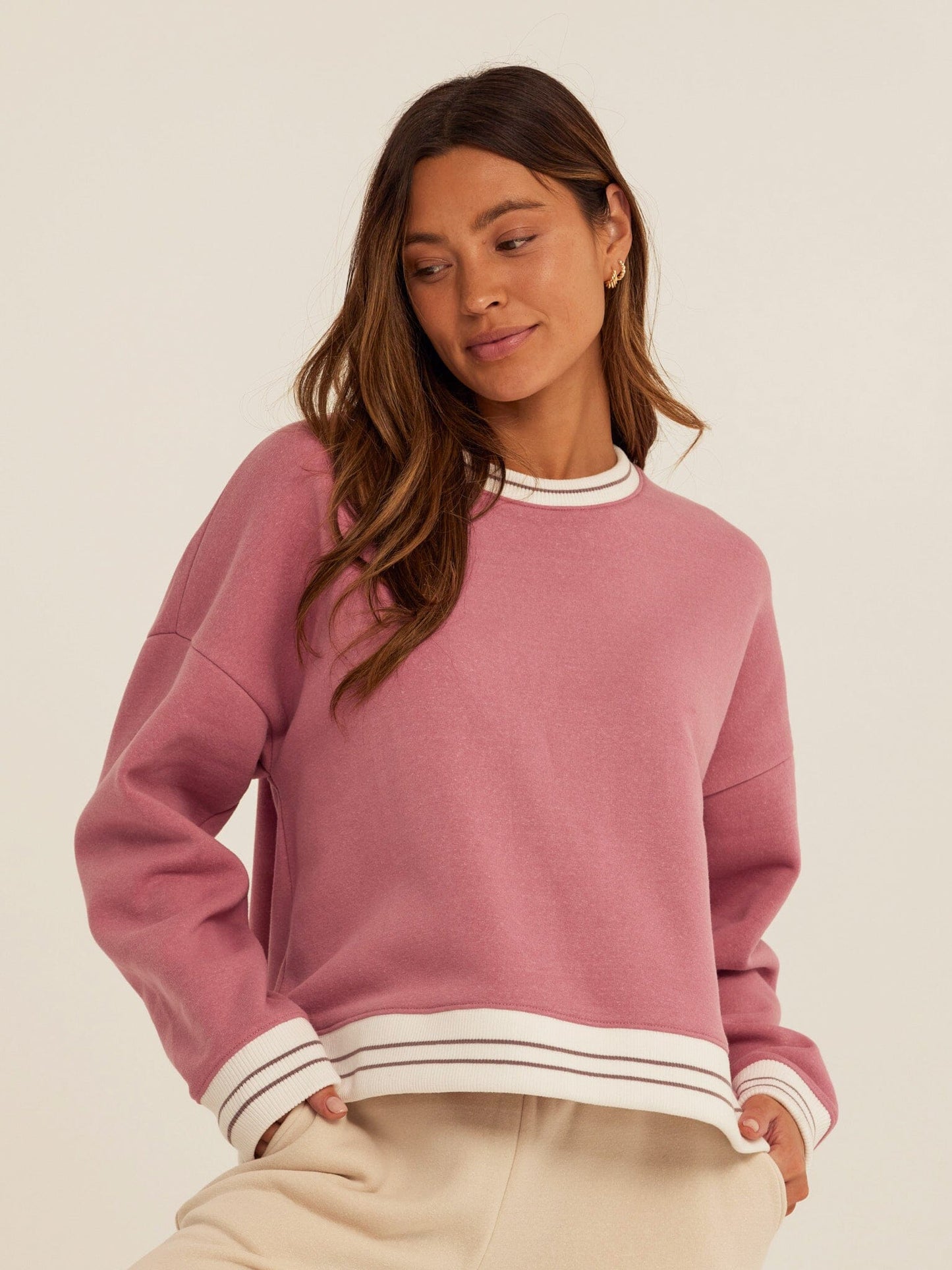 Jahmeera Triblend Fleece Collegiate Pullover