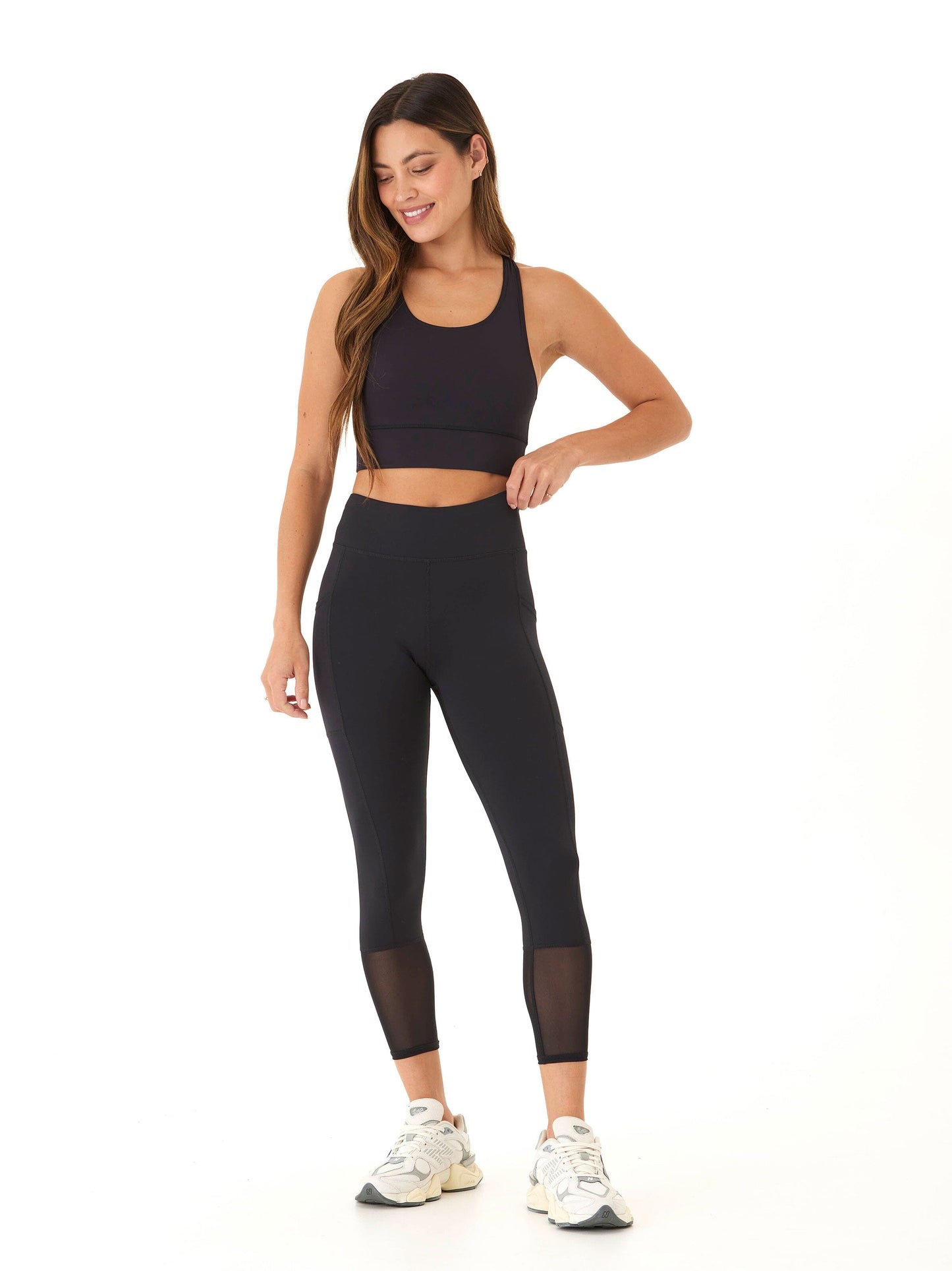 Katalina High Rise Performance Mesh Panel 7/8 Legging