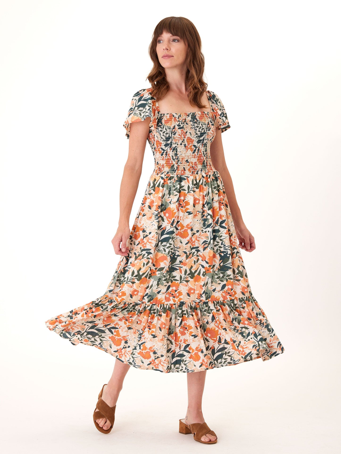 Josette Printed Tencel Midi Dress