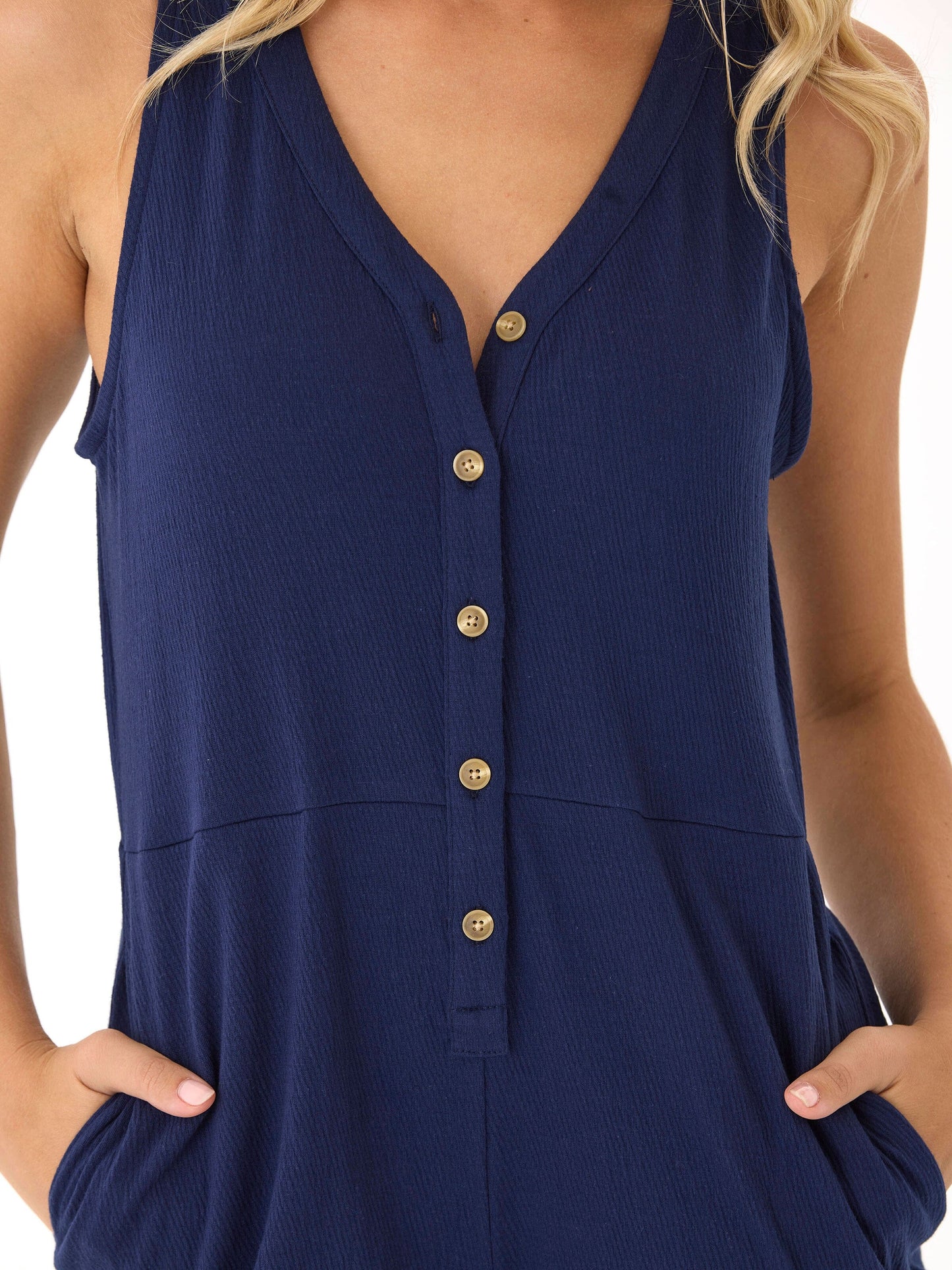 Livvie Smocked Jersey Jumpsuit