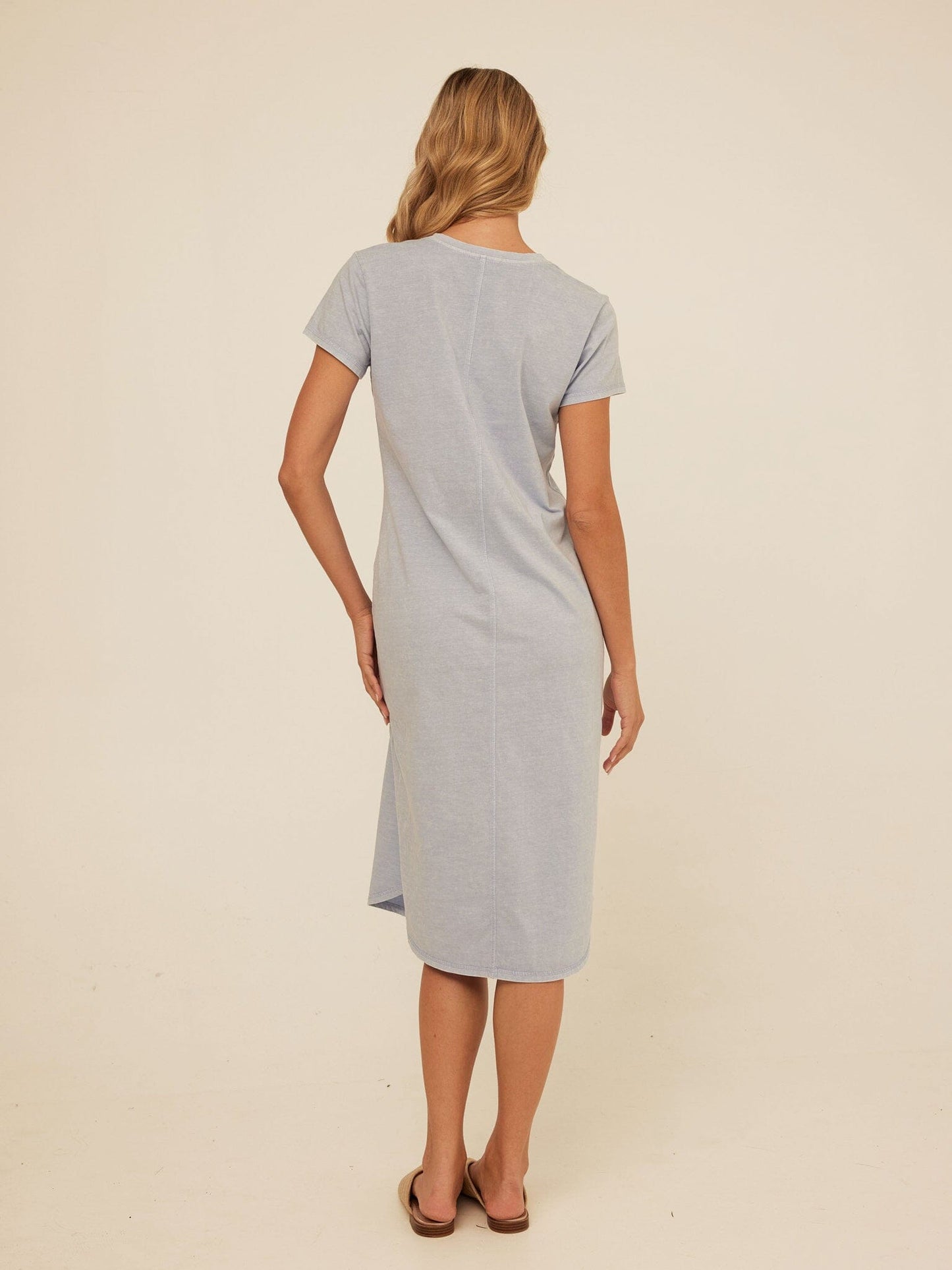 Ethel Mineral Wash Eco Jersey Midi Dress