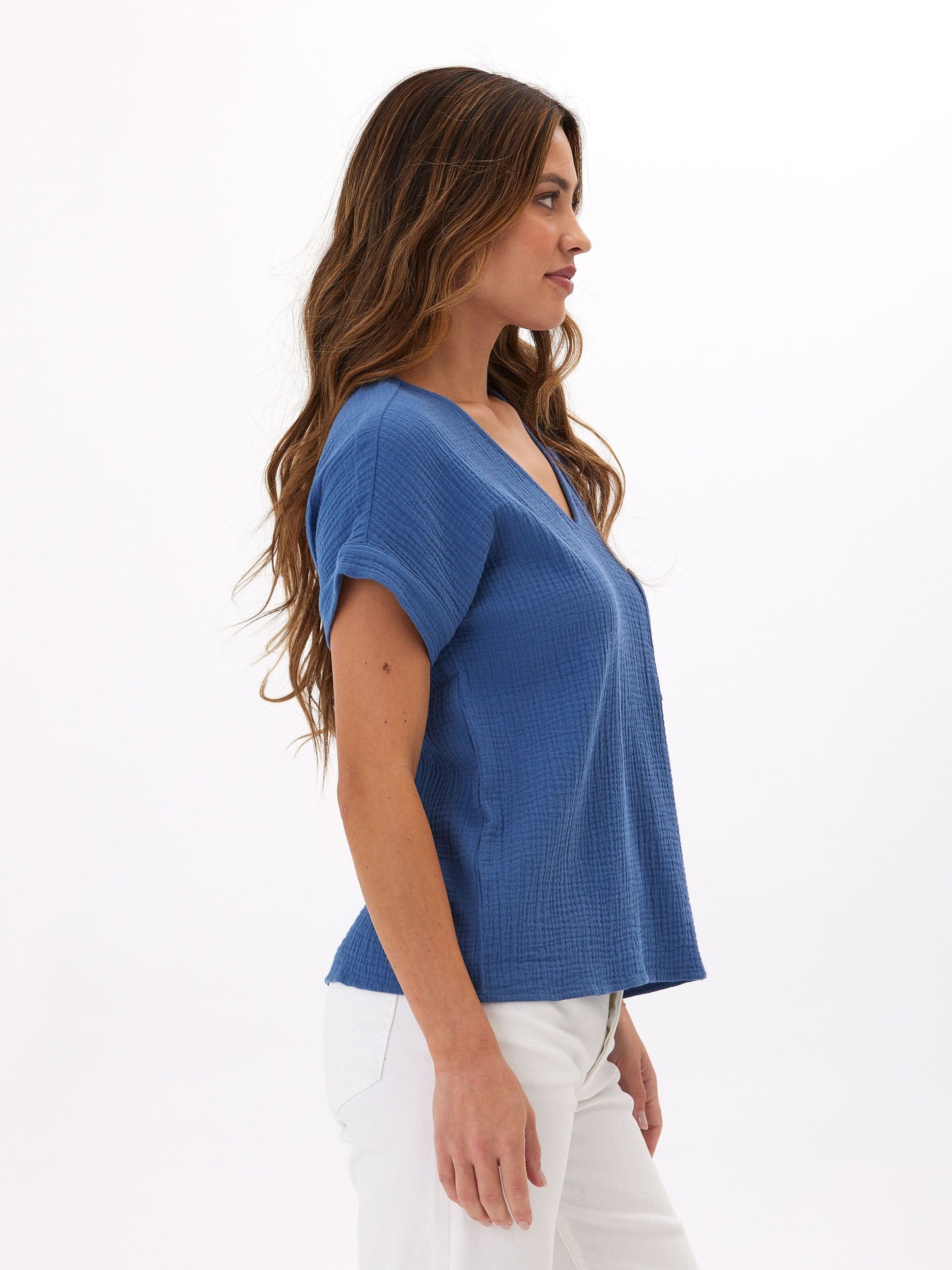 Celia Gauze Top