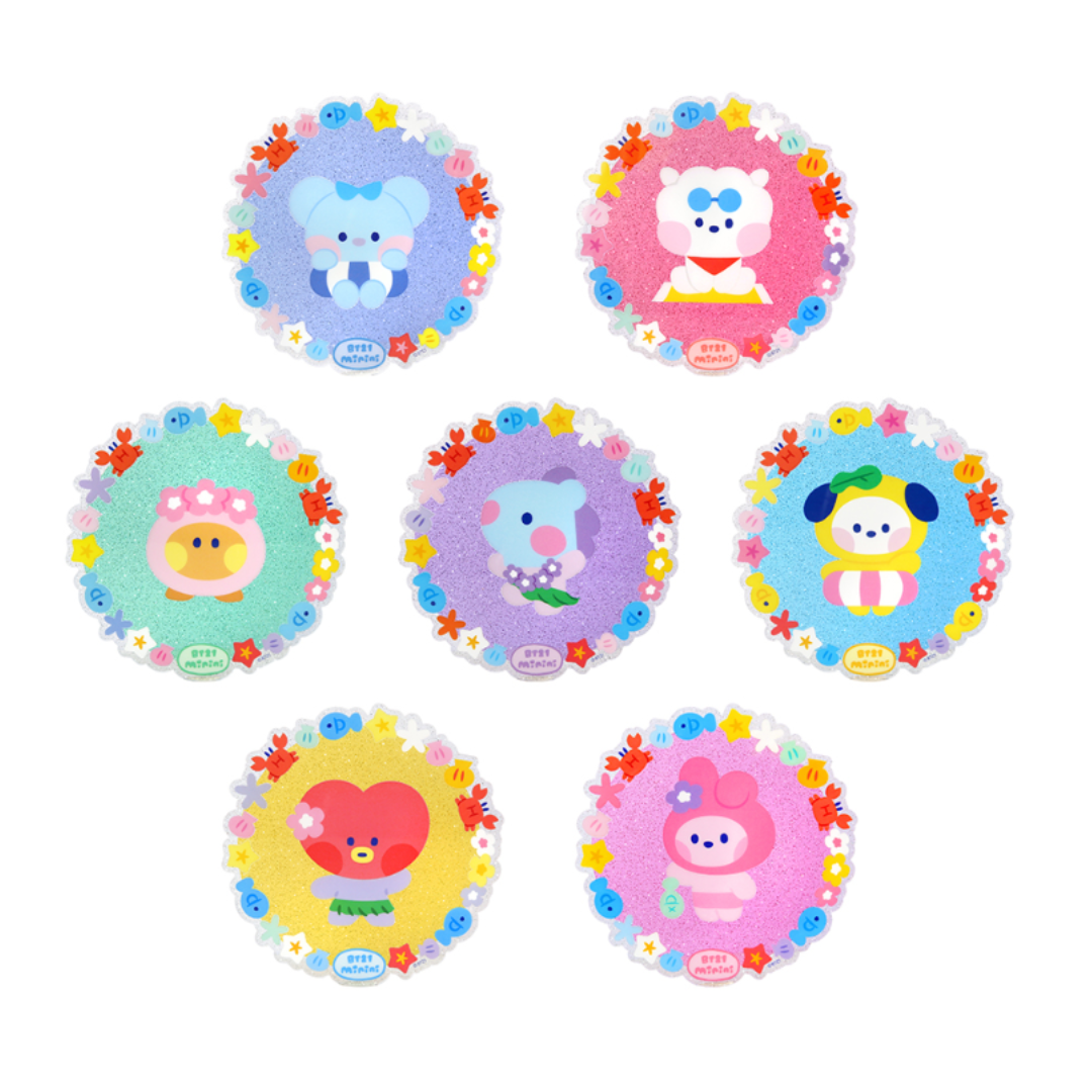BT21 Acrylic Coaster Summer Sky - Osadia Concept Store