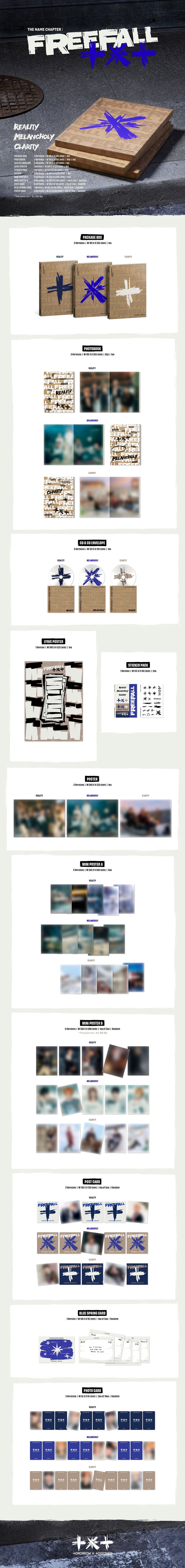 TXT 3rd Full Album - ì´ë¦ì ì¥ The Name Chapter : Freefall