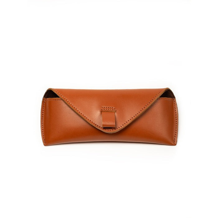 Tan Leather Sunglasses Case - Osadia Concept Store