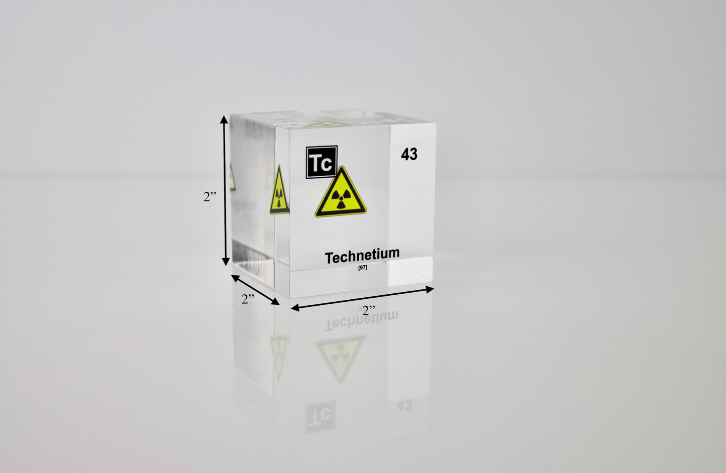 Technetium Element Cube