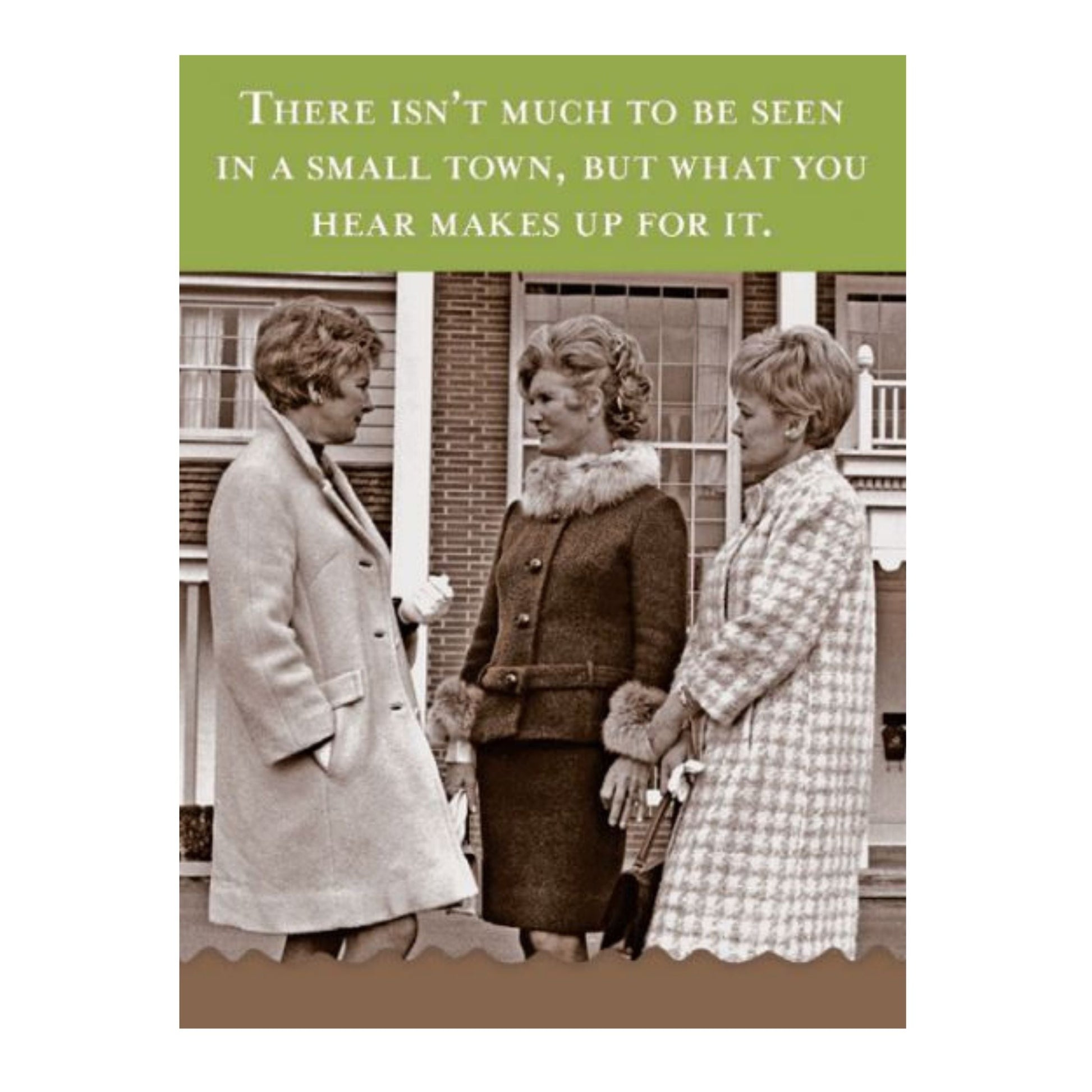 There Isn't Much to be Seen in a Small Town Mini Notepad | 100 Sheets Retro Stationery - Osadia Concept Store