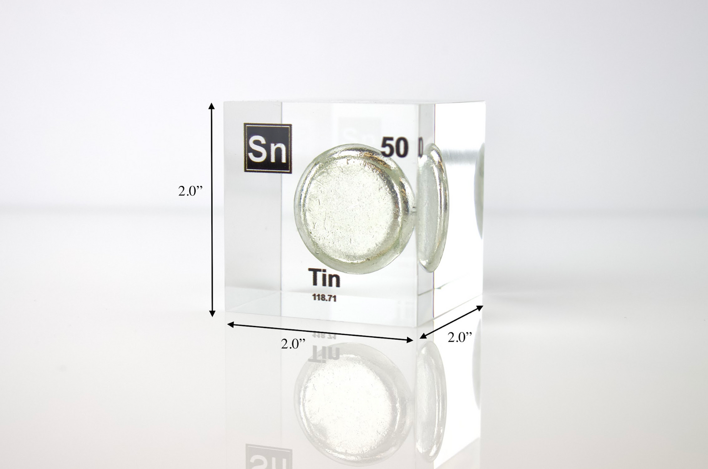 Tin Element Cube